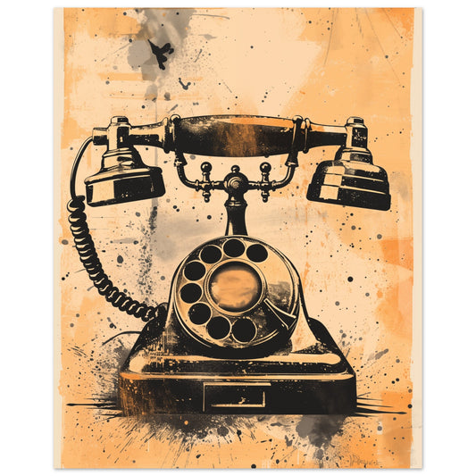 Retro Telefon 20x25 cm - Pixara