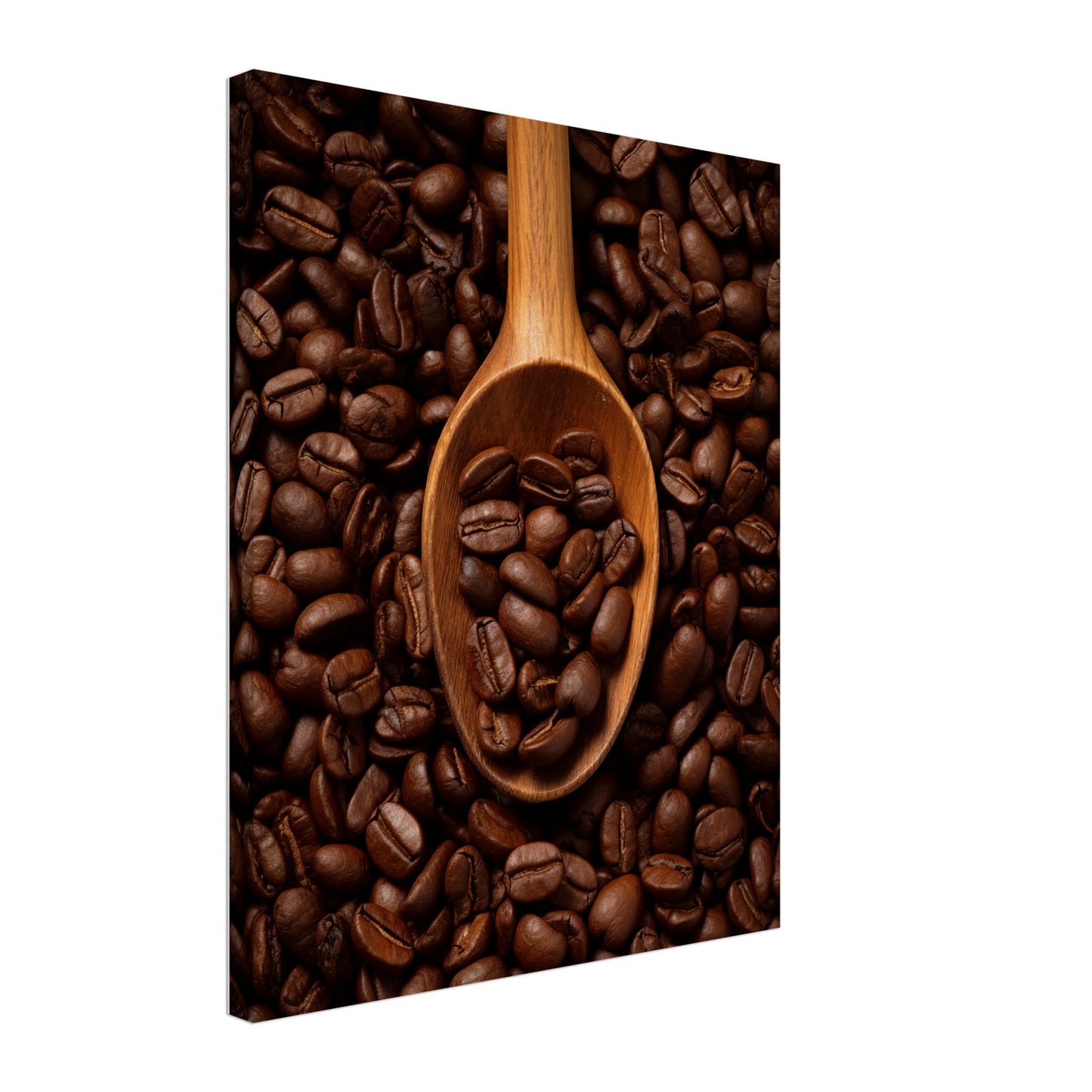 Kaffee-Refugium Leinwand 40x50 cm - Pixara