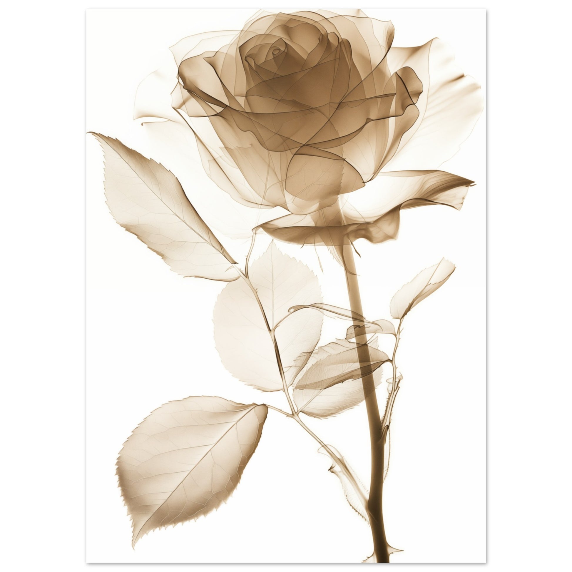 Röntgenrose 13x18 cm - Pixara