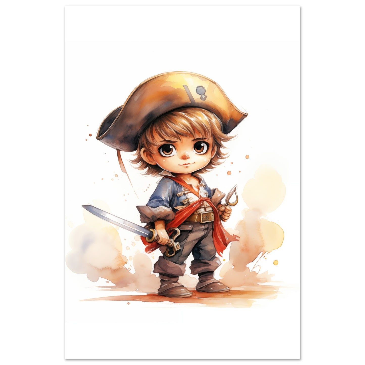Pirat "Pete" Poster 60x90 cm - Pixara
