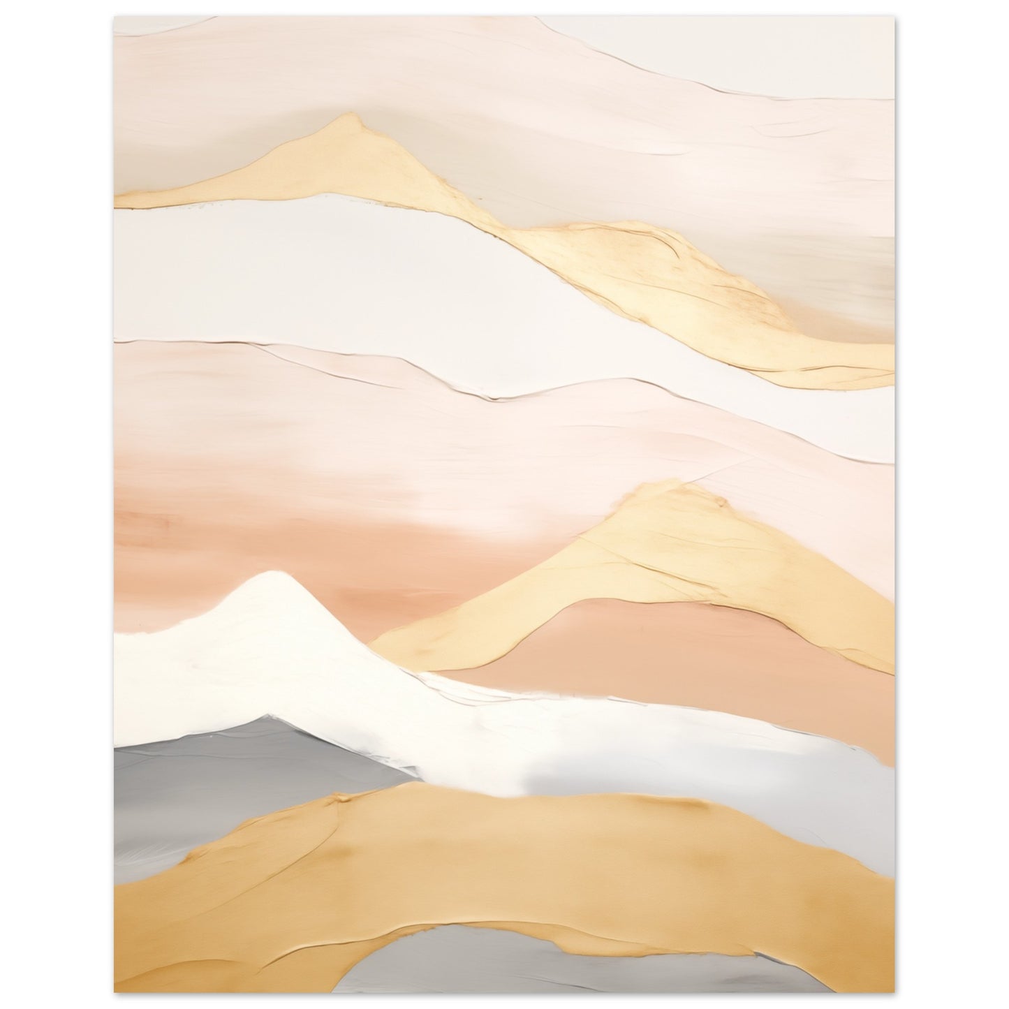 Serenity Dunes Poster 20x25 cm - Pixara