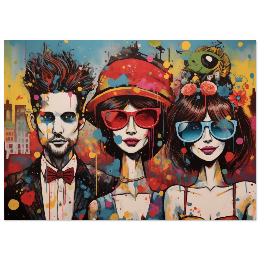 Urbane Freunde 50x70 cm - Pixara