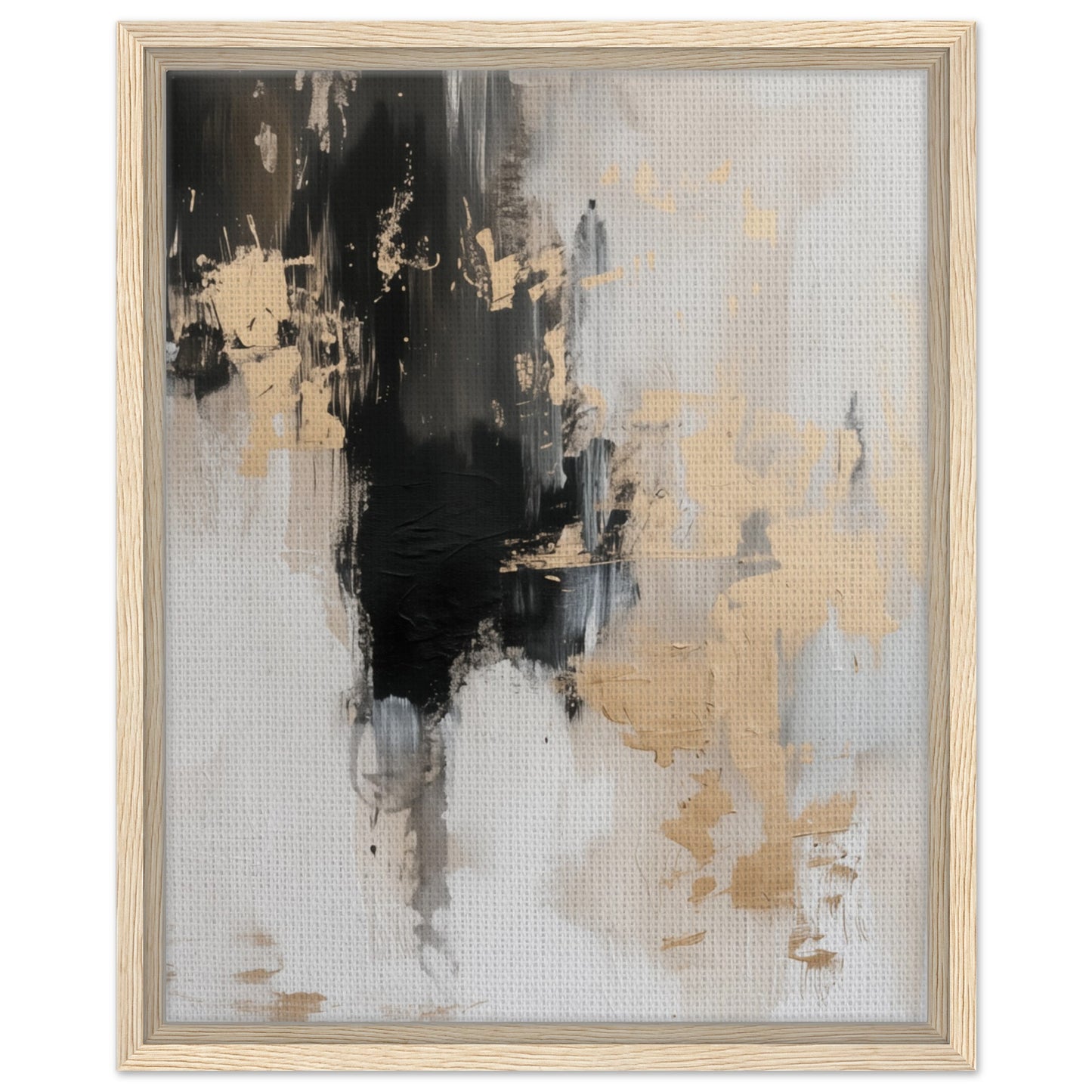 Modern Luxe Abstract | Gerahmte Leinwand Holzrahmen 40x50 cm - Pixara