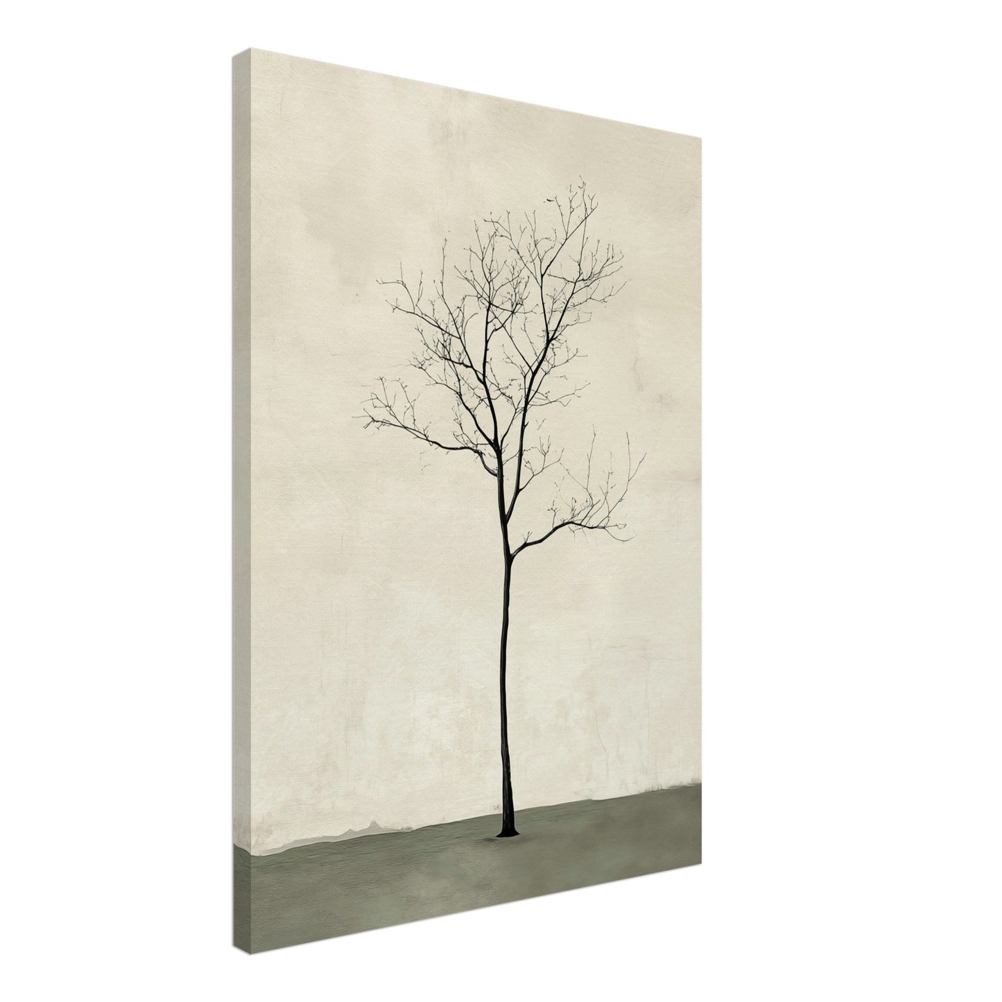 Baum in der Stille Leinwand 50x70 cm - Pixara