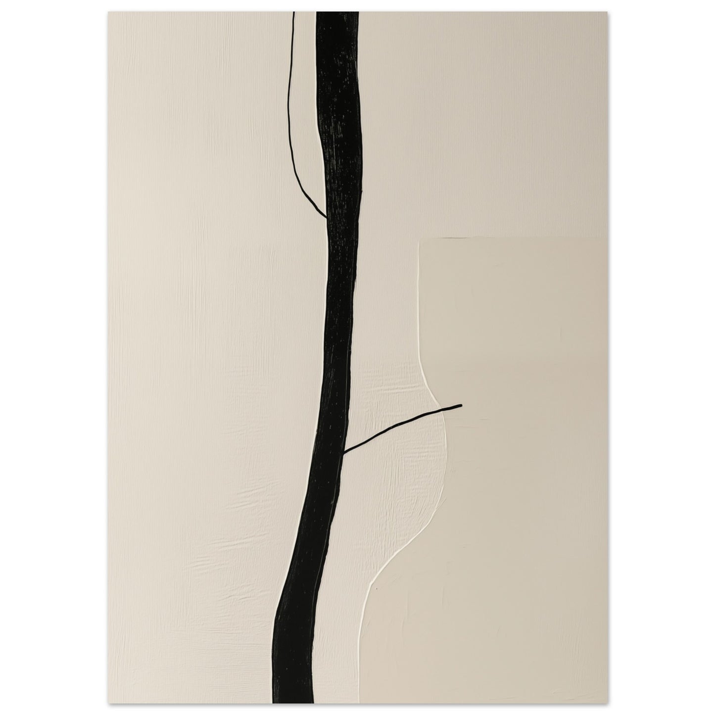 Zarte Linien der Natur Poster 13x18 cm - Pixara