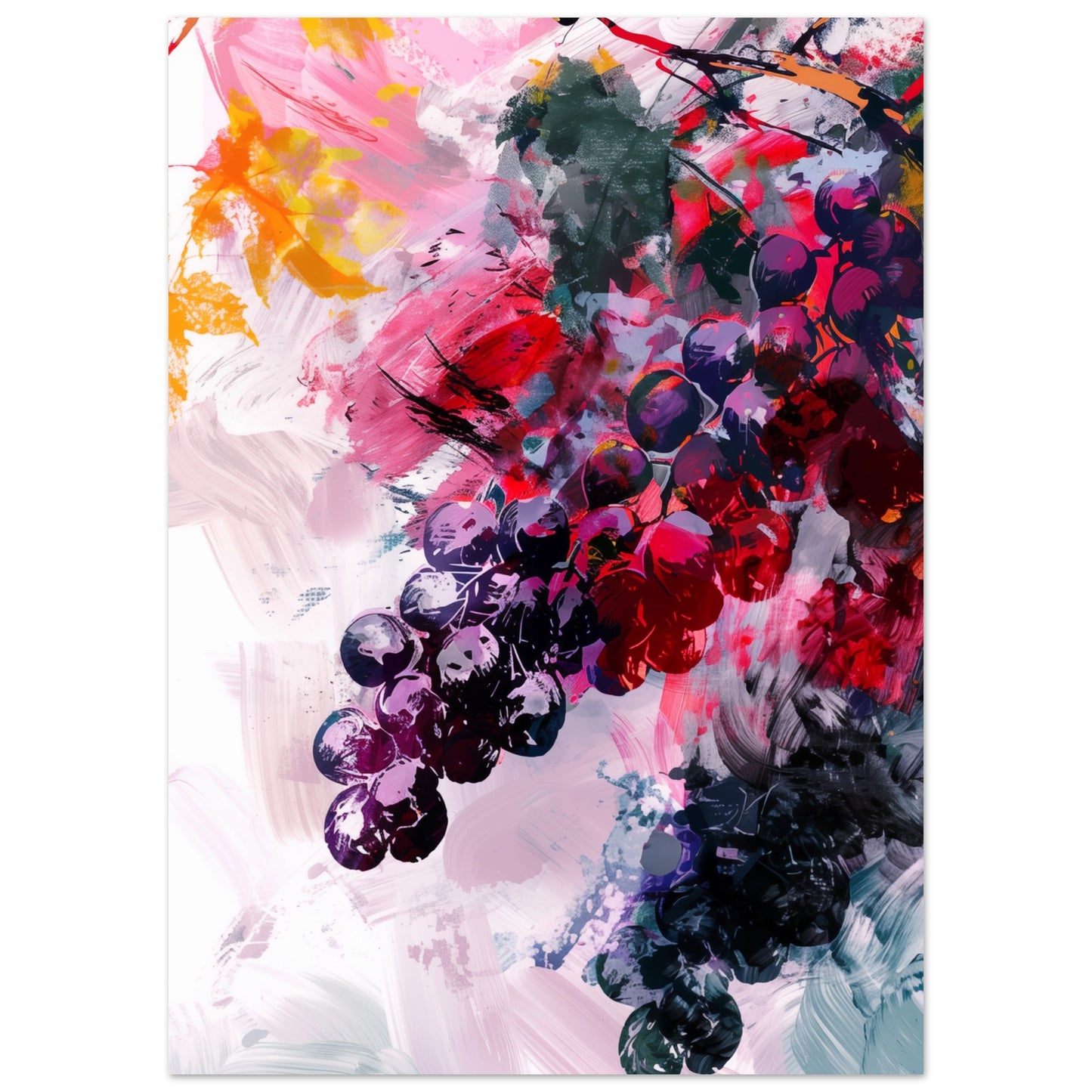 Grapes in Motion 50x70 cm - Pixara