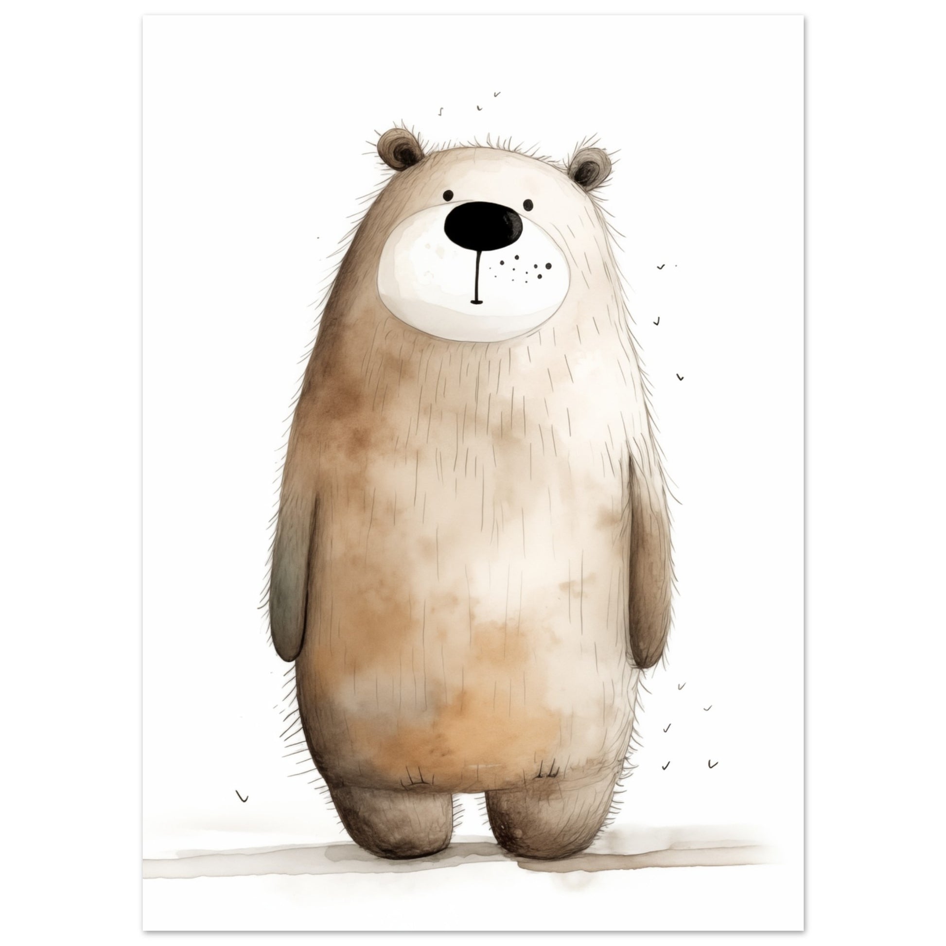 Bär "Oscar" Poster 13x18 cm - Pixara