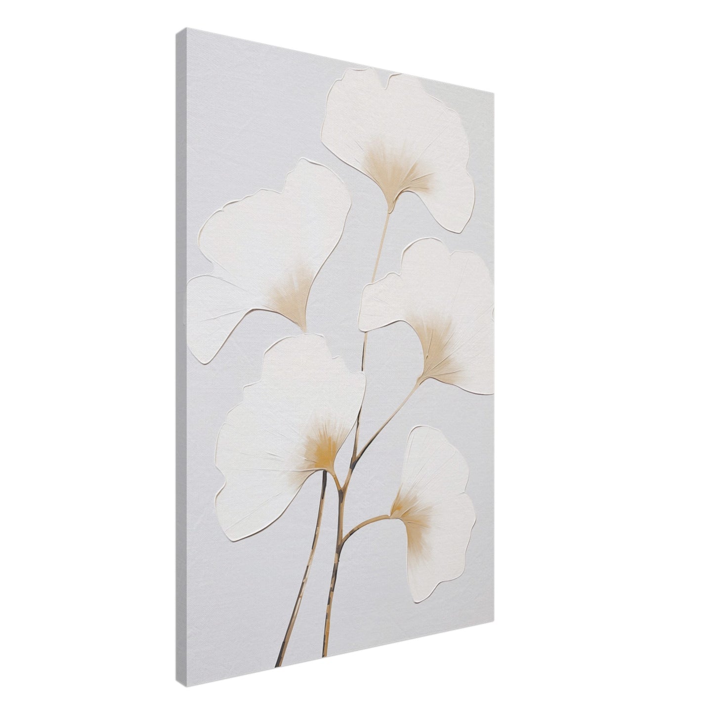Ginko im Morgenlicht Leinwand 60x90 cm - Pixara