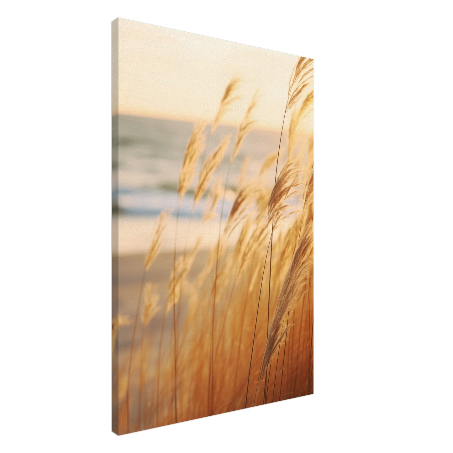 Goldene Wispern Leinwand 60x90 cm - Pixara