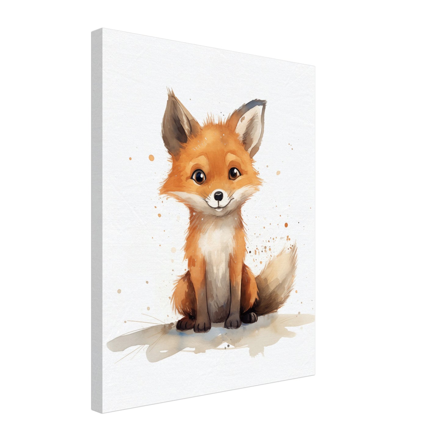 "Felix" der freche Fuchs Leinwand 40x50 cm - Pixara