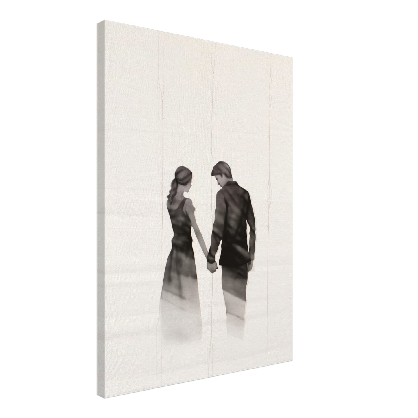 Verschmelzende Schatten Leinwand 50x70 cm - Pixara