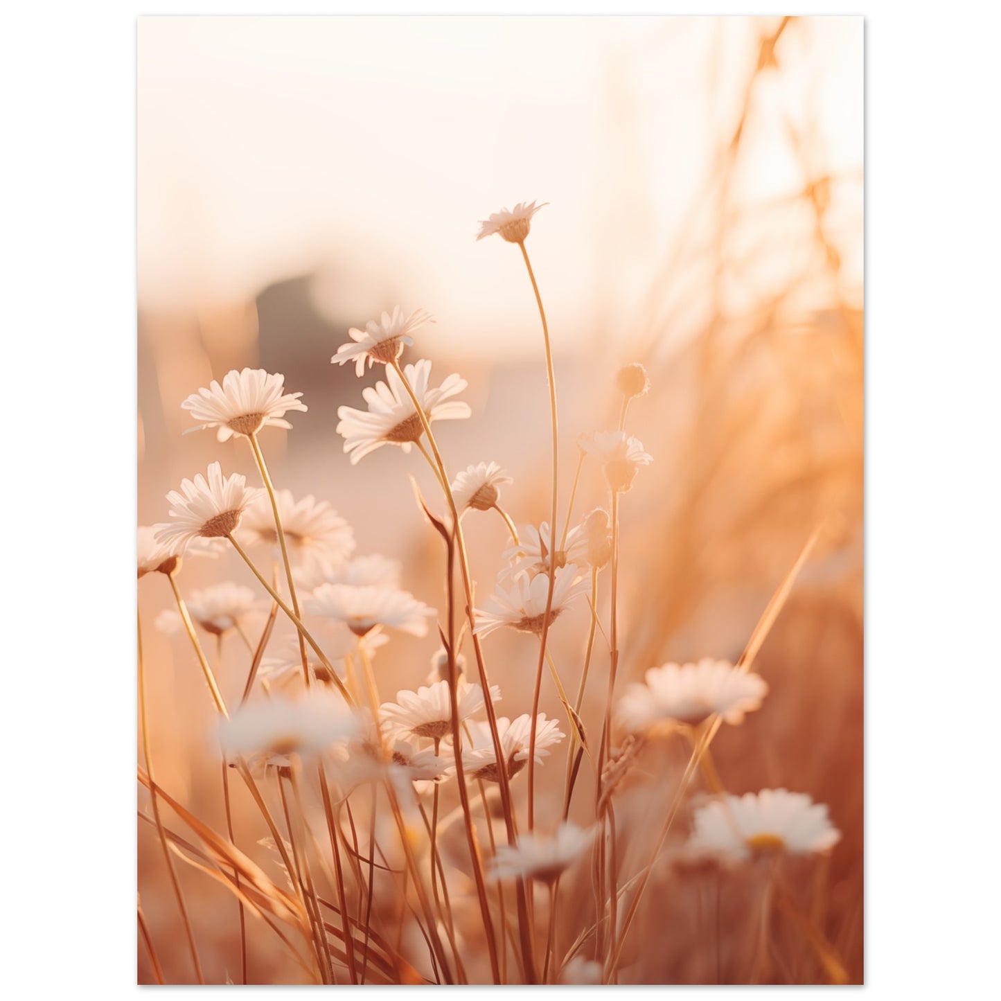 Morgendämmerung im Feld Poster 30x40 cm - Pixara