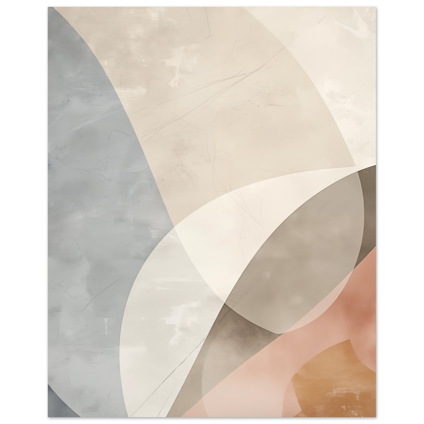 Geometrische Abstraktion Poster 40x50 cm - Pixara