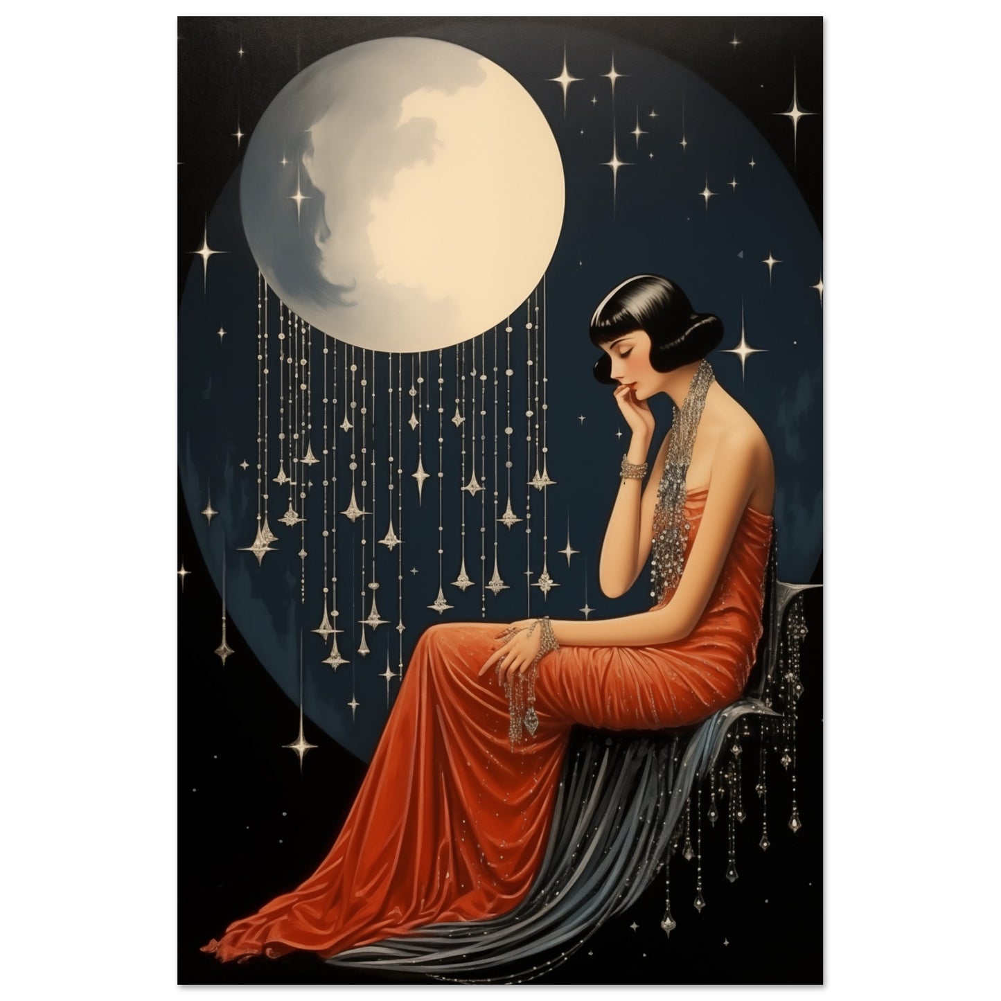 Sternennacht Träumerei 60x90 cm - Pixara