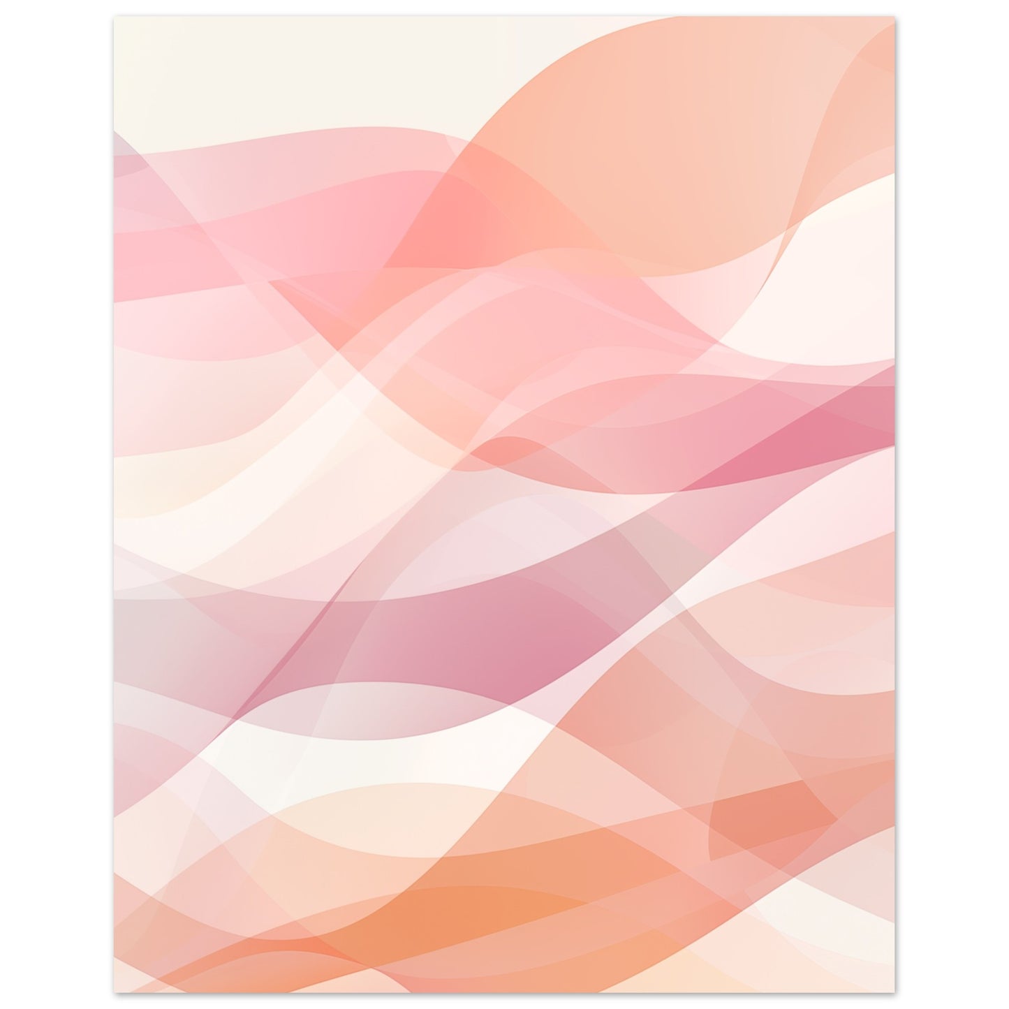 Harmonie in Wellen Poster 20x25 cm - Pixara