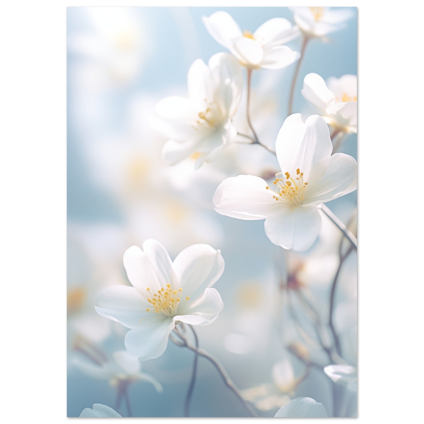 Zartes Erwachen Poster A4 21x29.7 cm - Pixara
