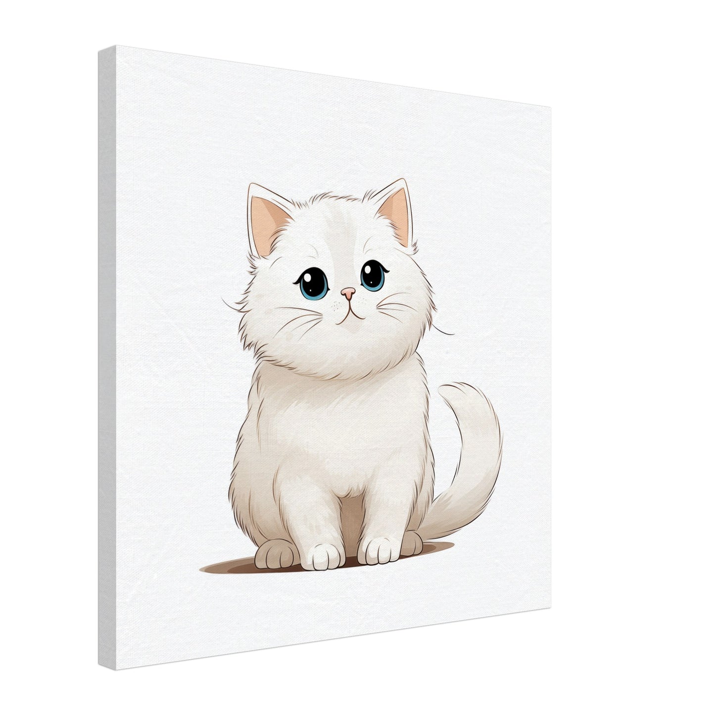 Kätzchen "Cuddles" Leinwand 50x50 cm - Pixara