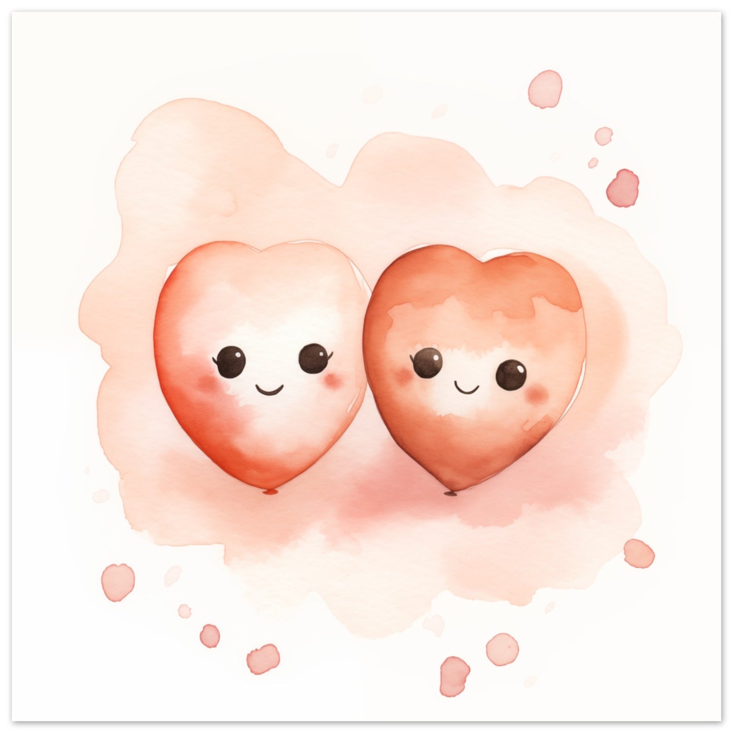 Luna und Leo's Liebe 25x25 cm - Pixara