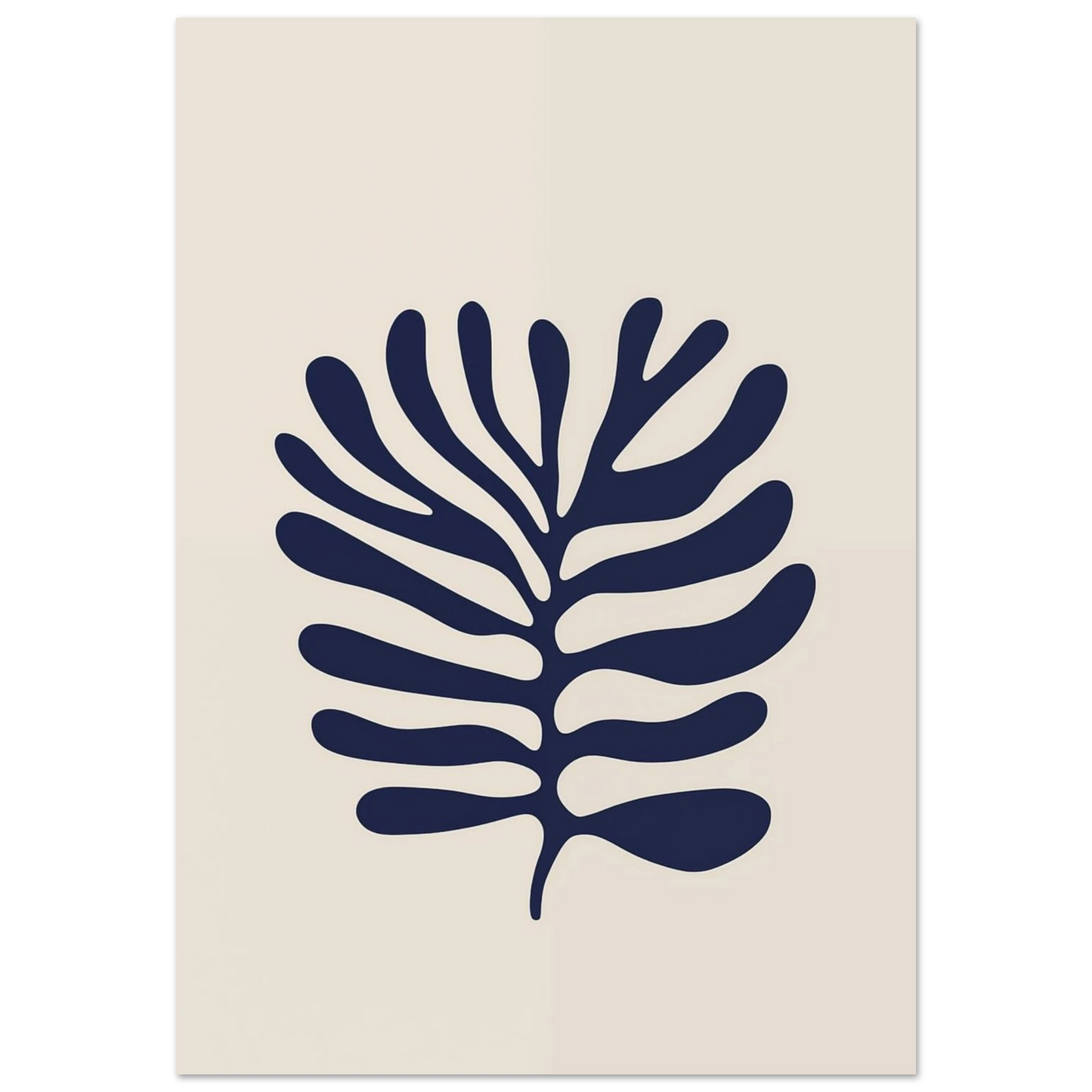 Marine Leaf No. 1 Poster 70x100 cm - Pixara