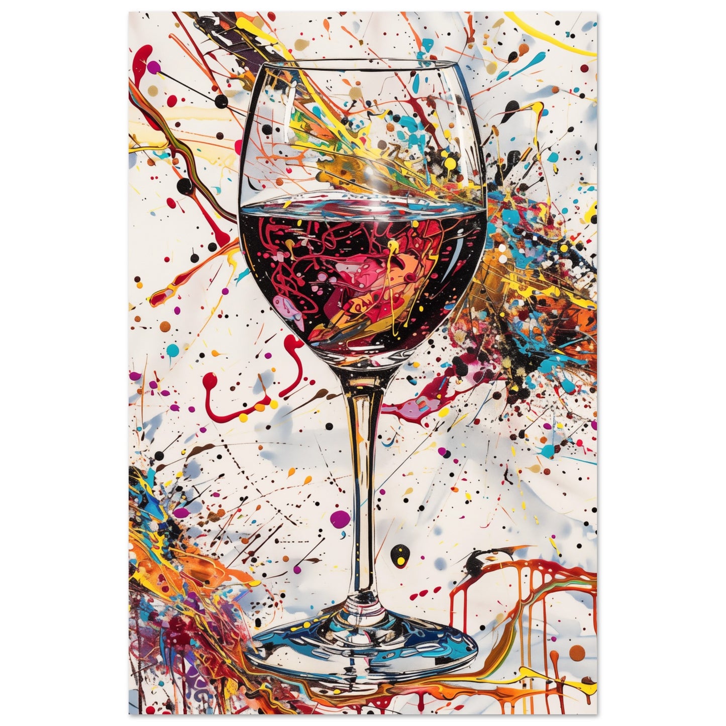 Wein Explosion 60x90 cm - Pixara