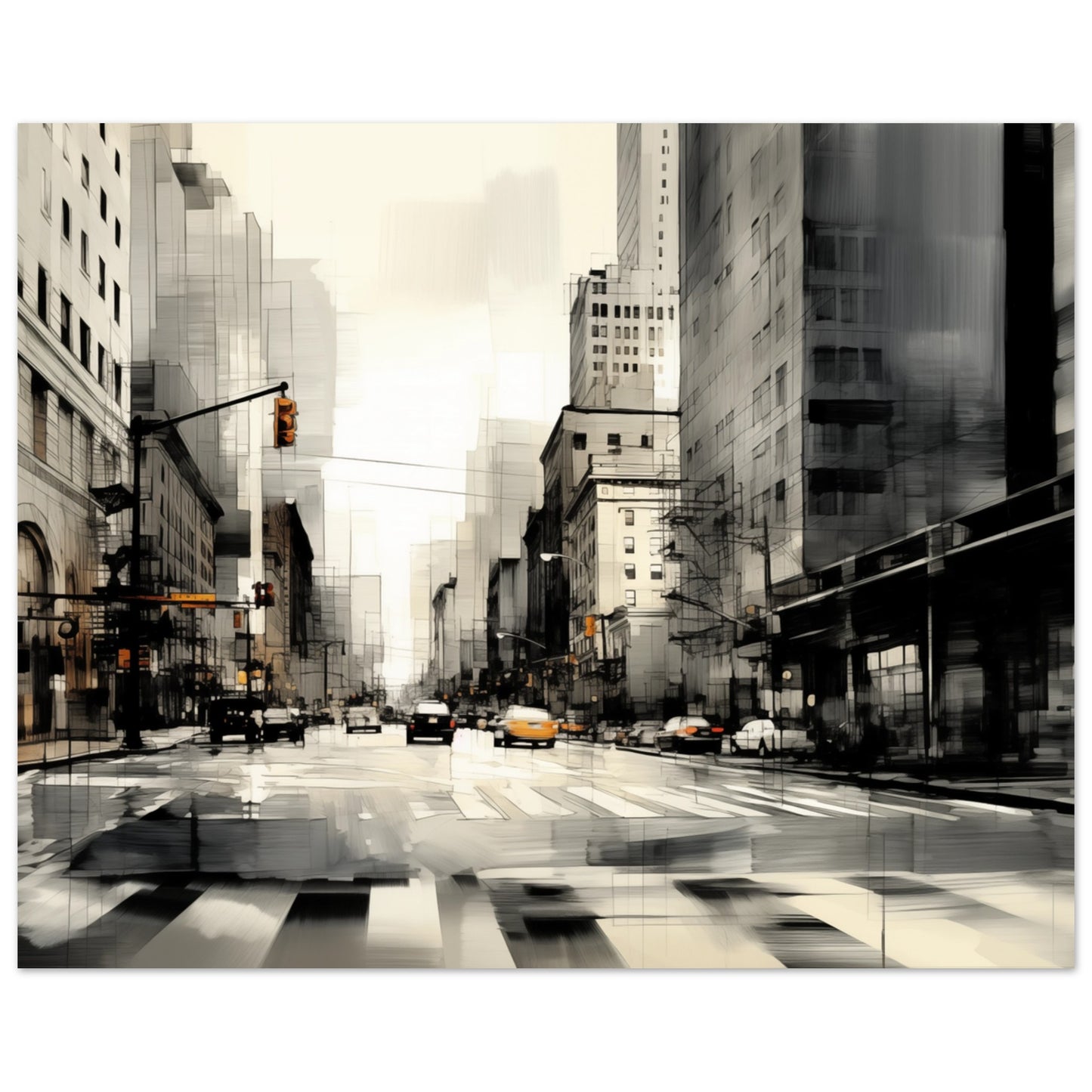 City Rythms Poster 20x25 cm - Pixara