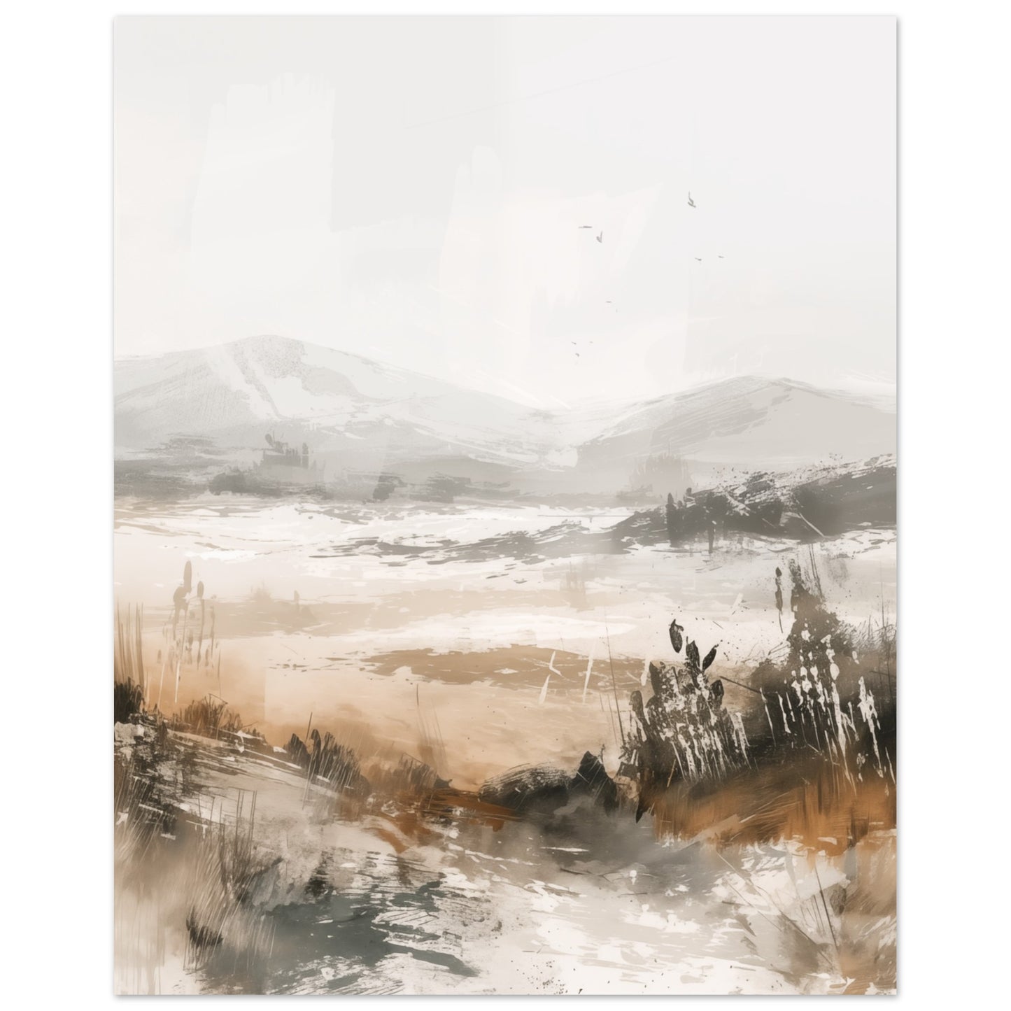 Misty Pines Poster 40x50 cm - Pixara