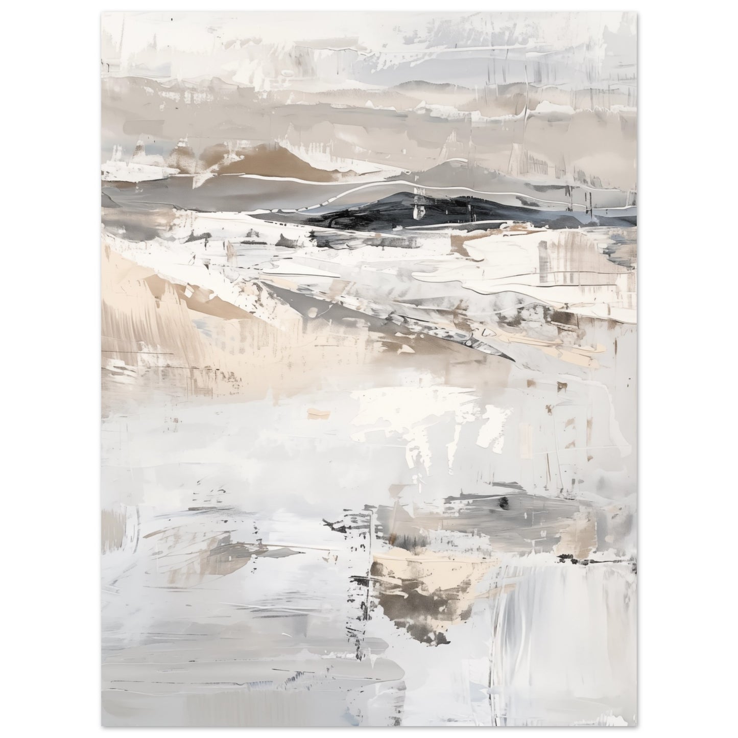 Winterhorizont Poster 30x40 cm - Pixara