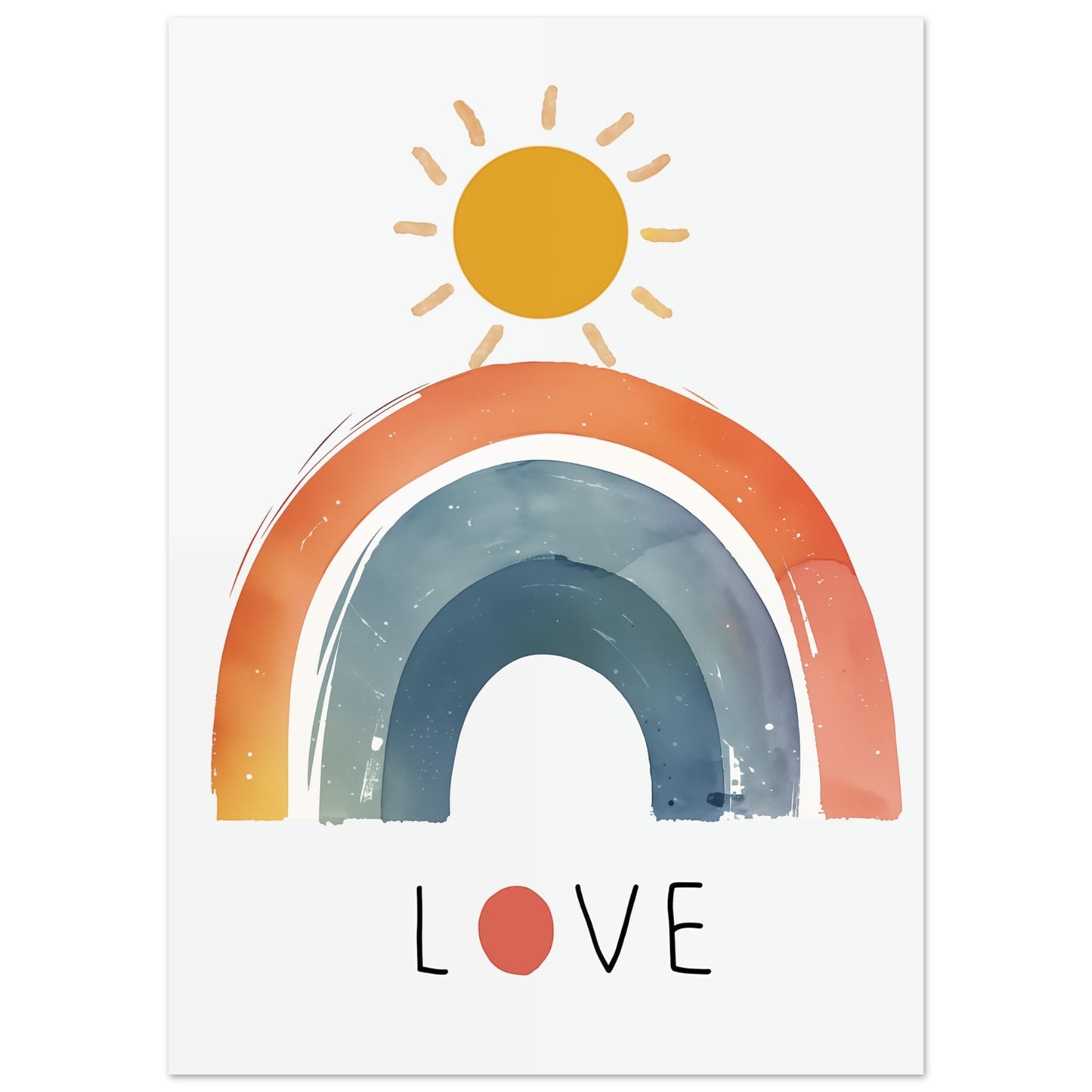 Regenbogenliebe 50x70 cm - Pixara