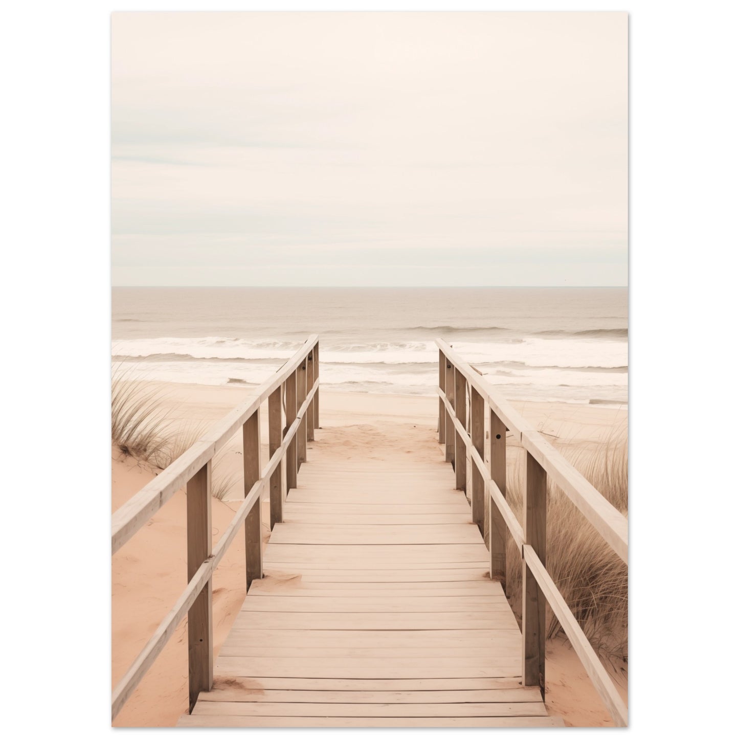 Weg zum Horizont Poster 13x18 cm - Pixara