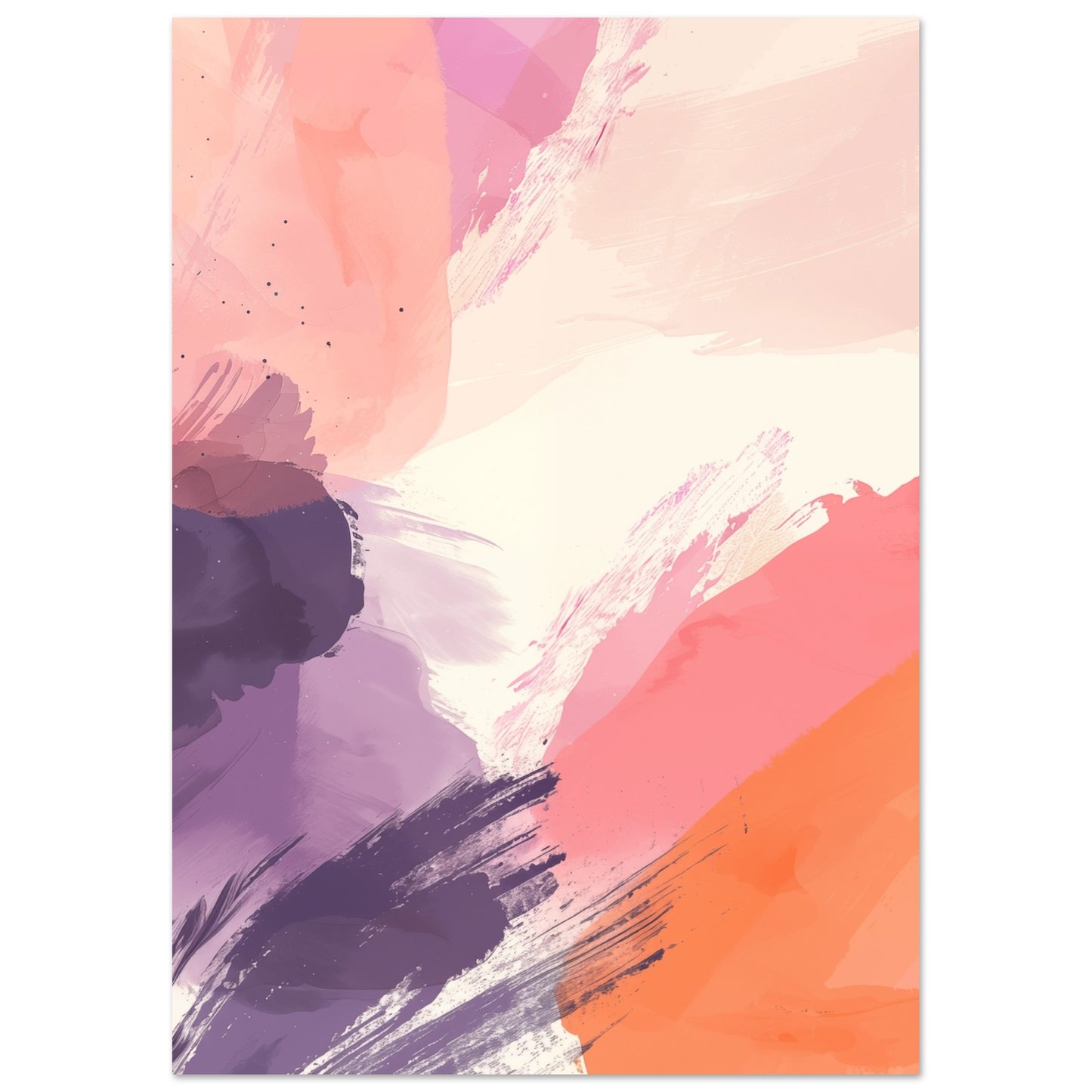 Pastell Morgen Poster A4 21x29.7 cm - Pixara