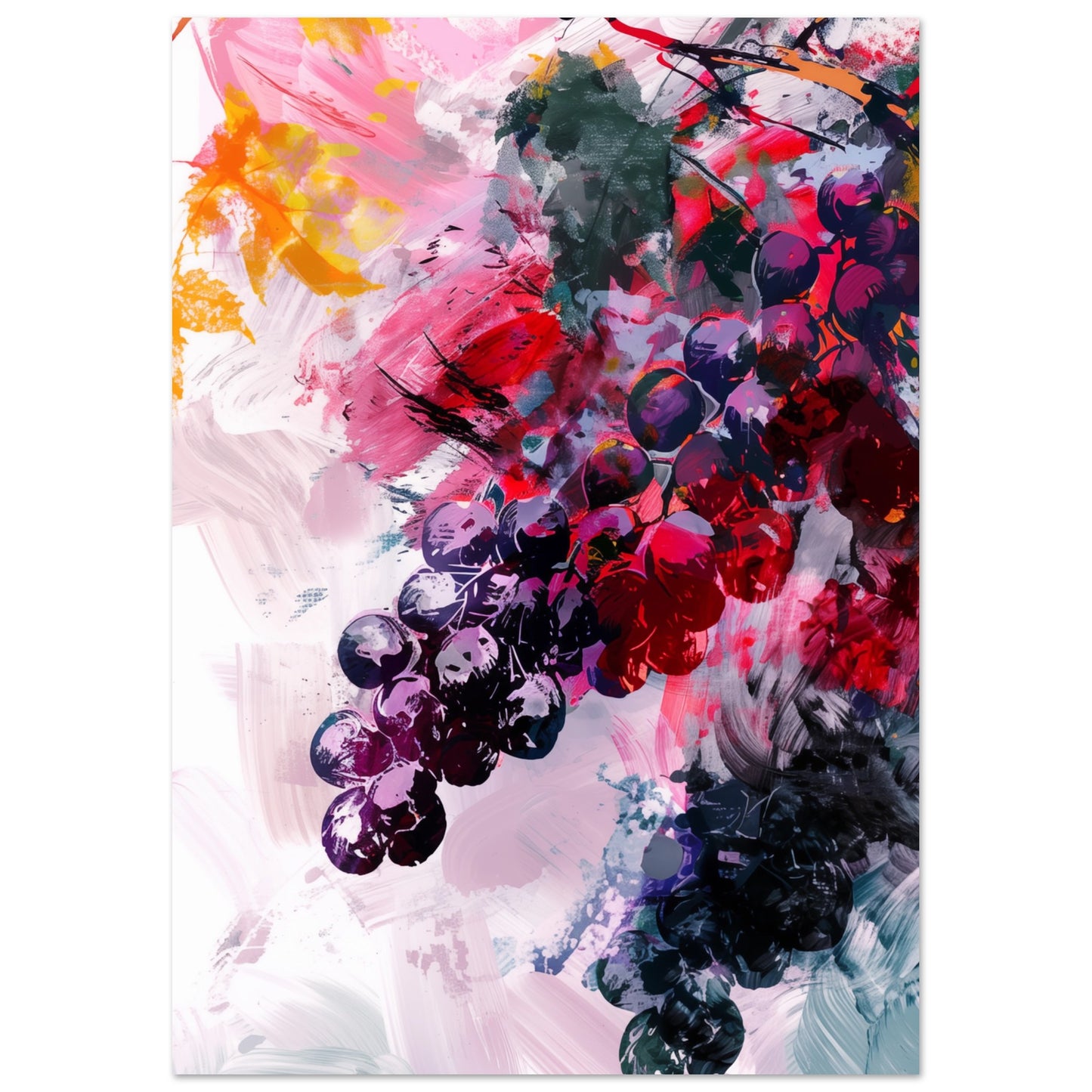 Grapes in Motion A4 21x29.7 cm - Pixara