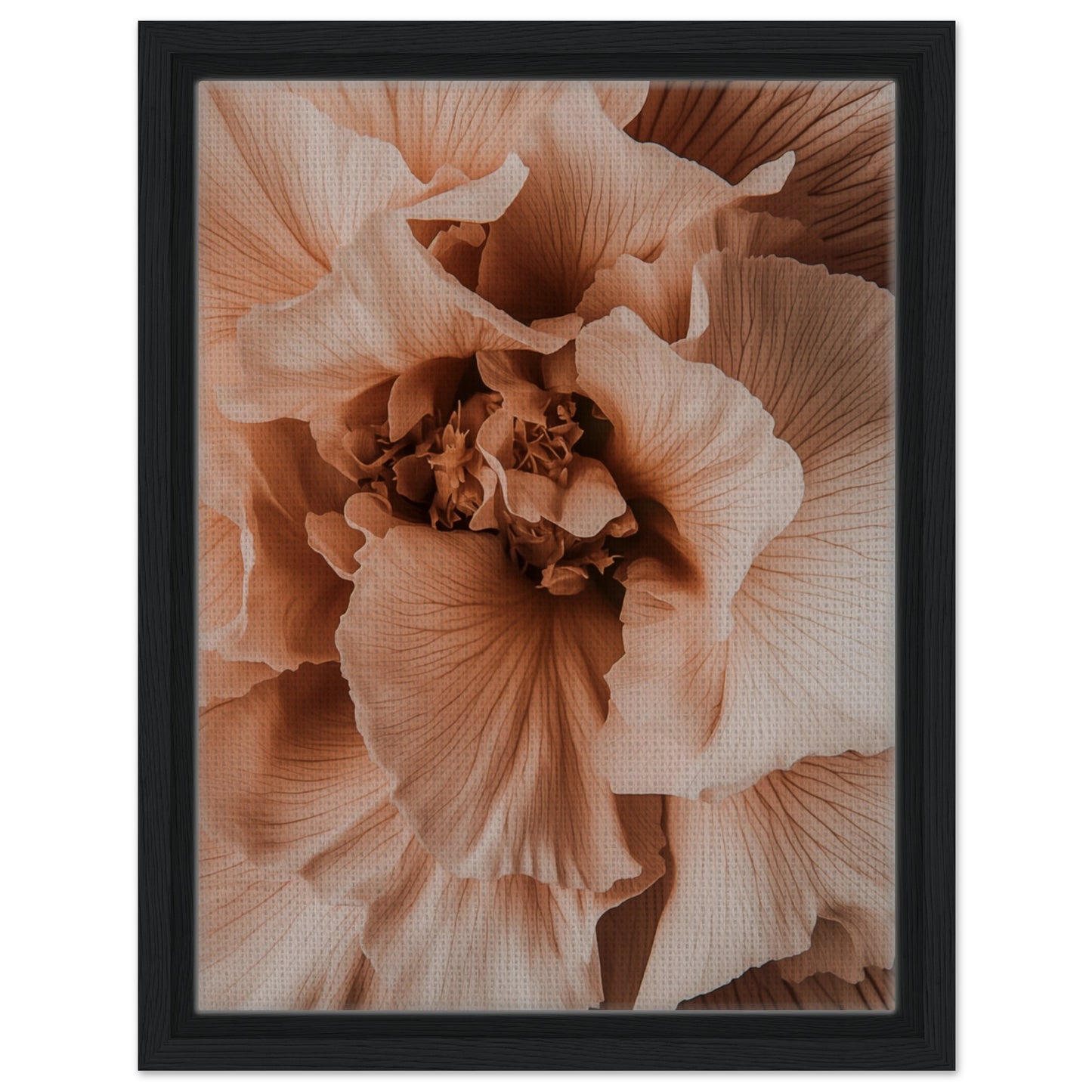Blütenzauber | Gerahmte Leinwand Schwarzer Rahmen 30x40 cm - Pixara