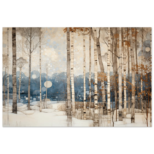 Winterliche Stille Poster 60x90 cm - Pixara