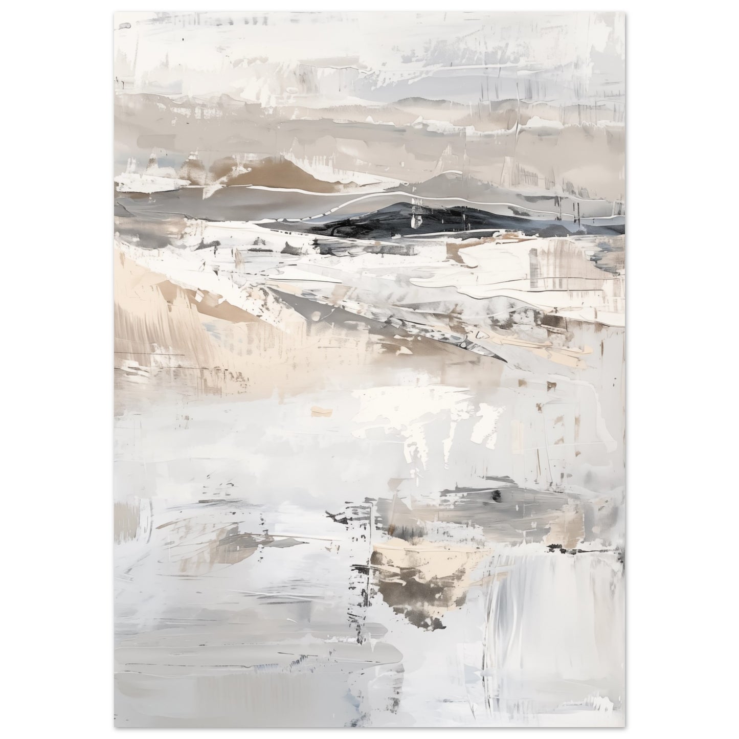 Winterhorizont Poster 50x70 cm - Pixara