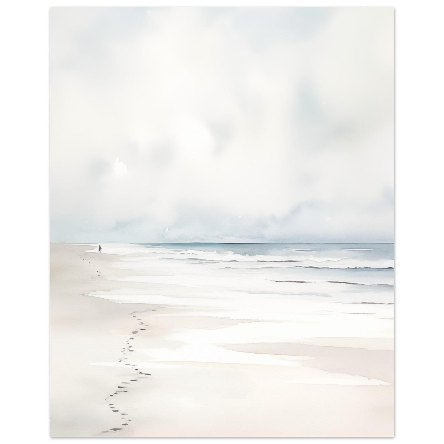 Sandspuren Poster 40x50 cm - Pixara