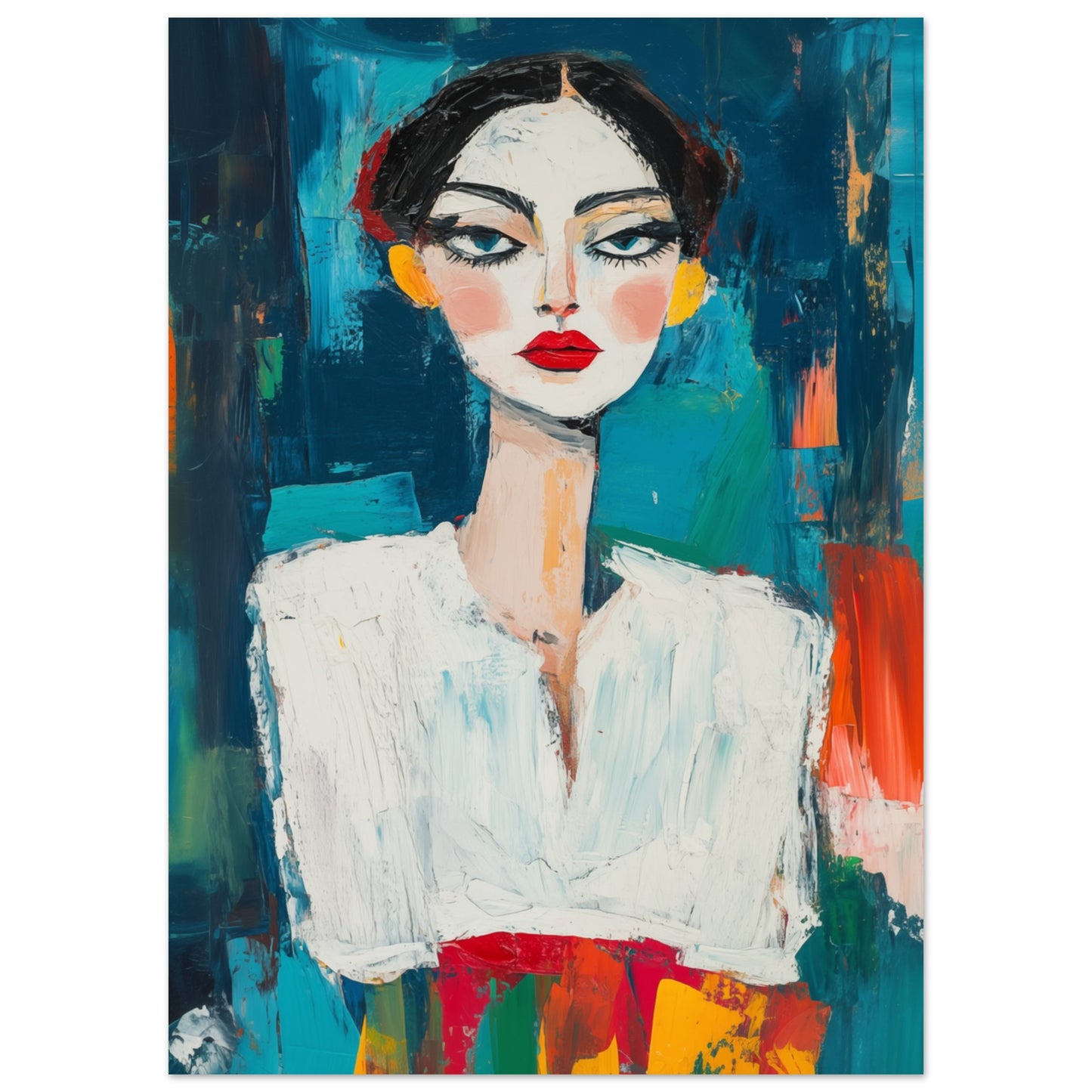 Ausdrucksstarke Eleganz Poster 50x70 cm - Pixara
