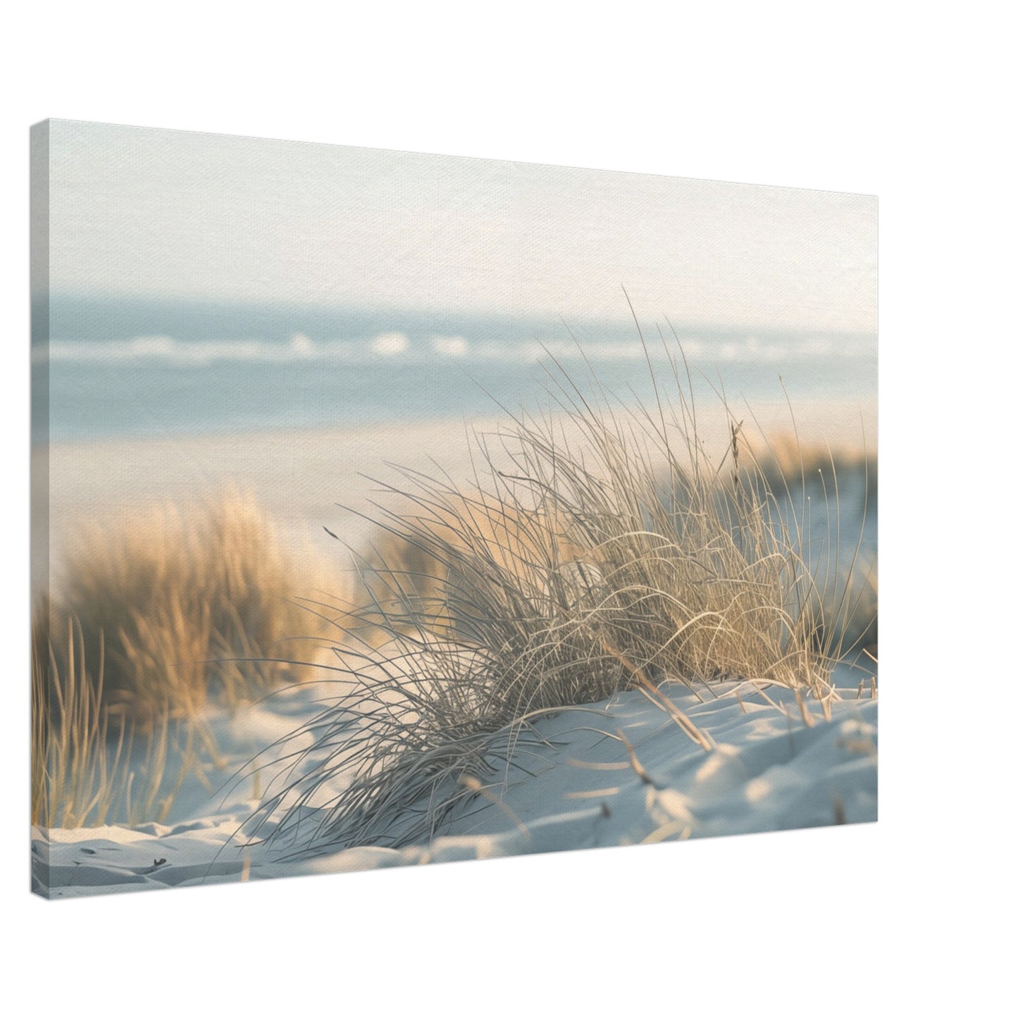 Sand und Schilf Leinwand 60x90 cm - Pixara