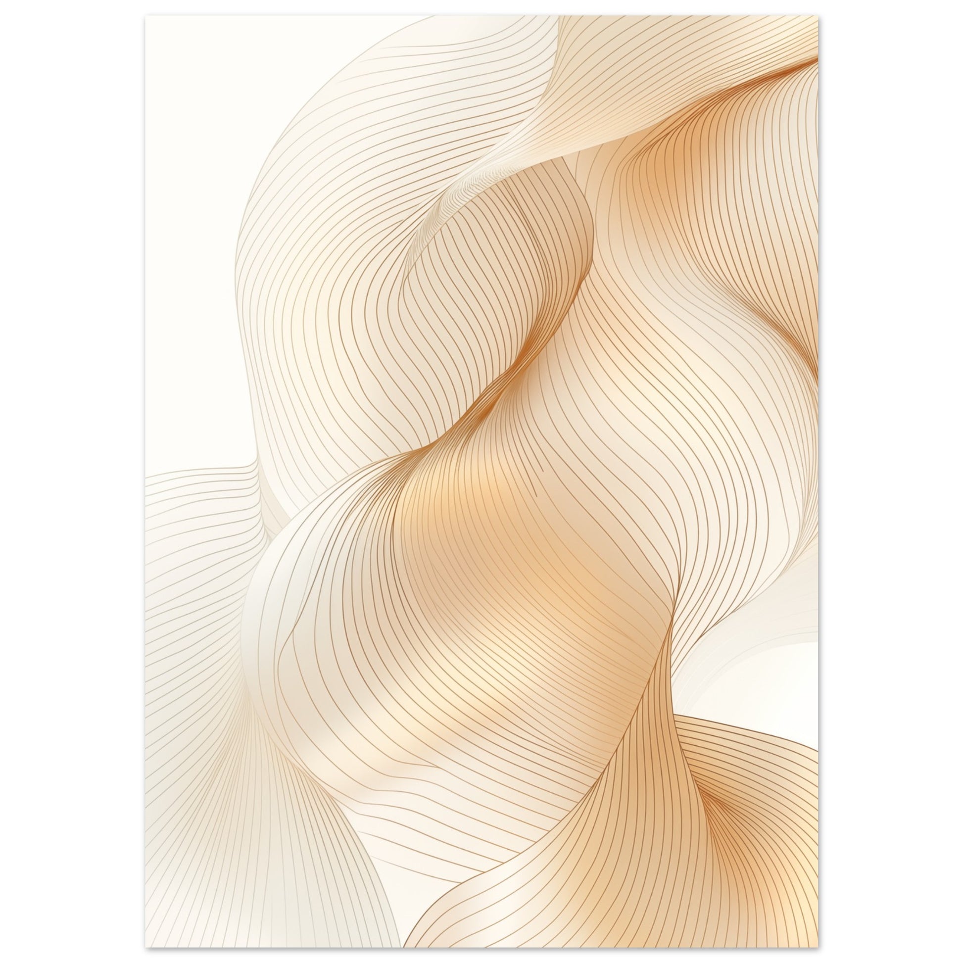 Wellen der Eleganz II Poster 13x18 cm - Pixara