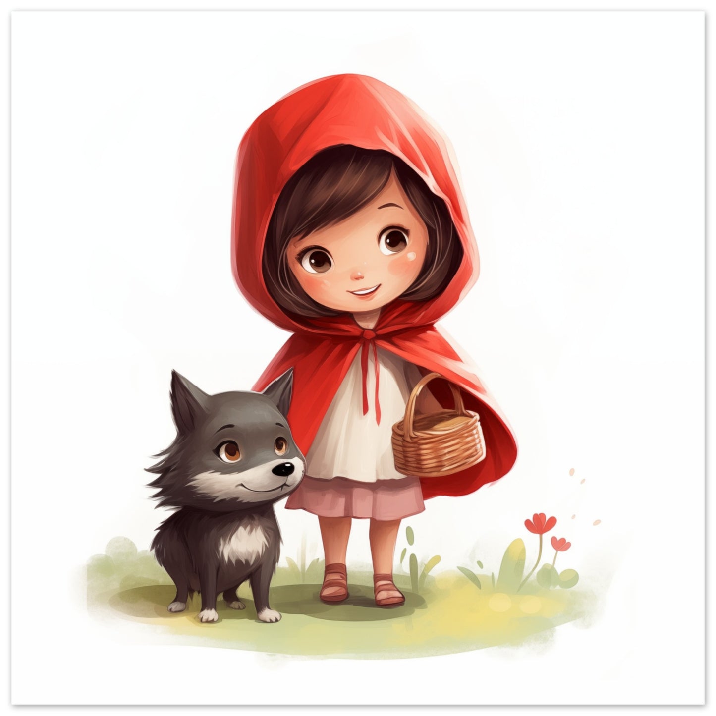 Ruby im Zauberwald Poster 25x25 cm - Pixara