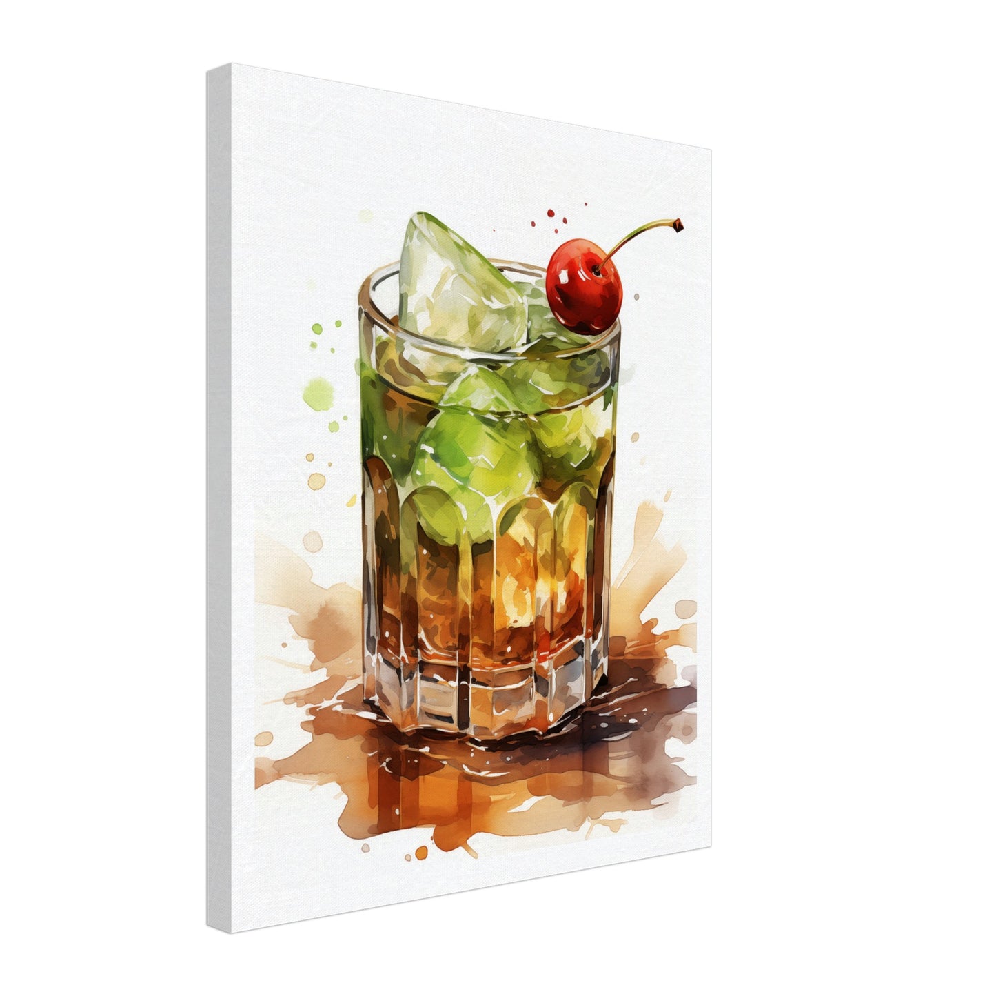 Cocktailkunst Leinwand 40x50 cm - Pixara