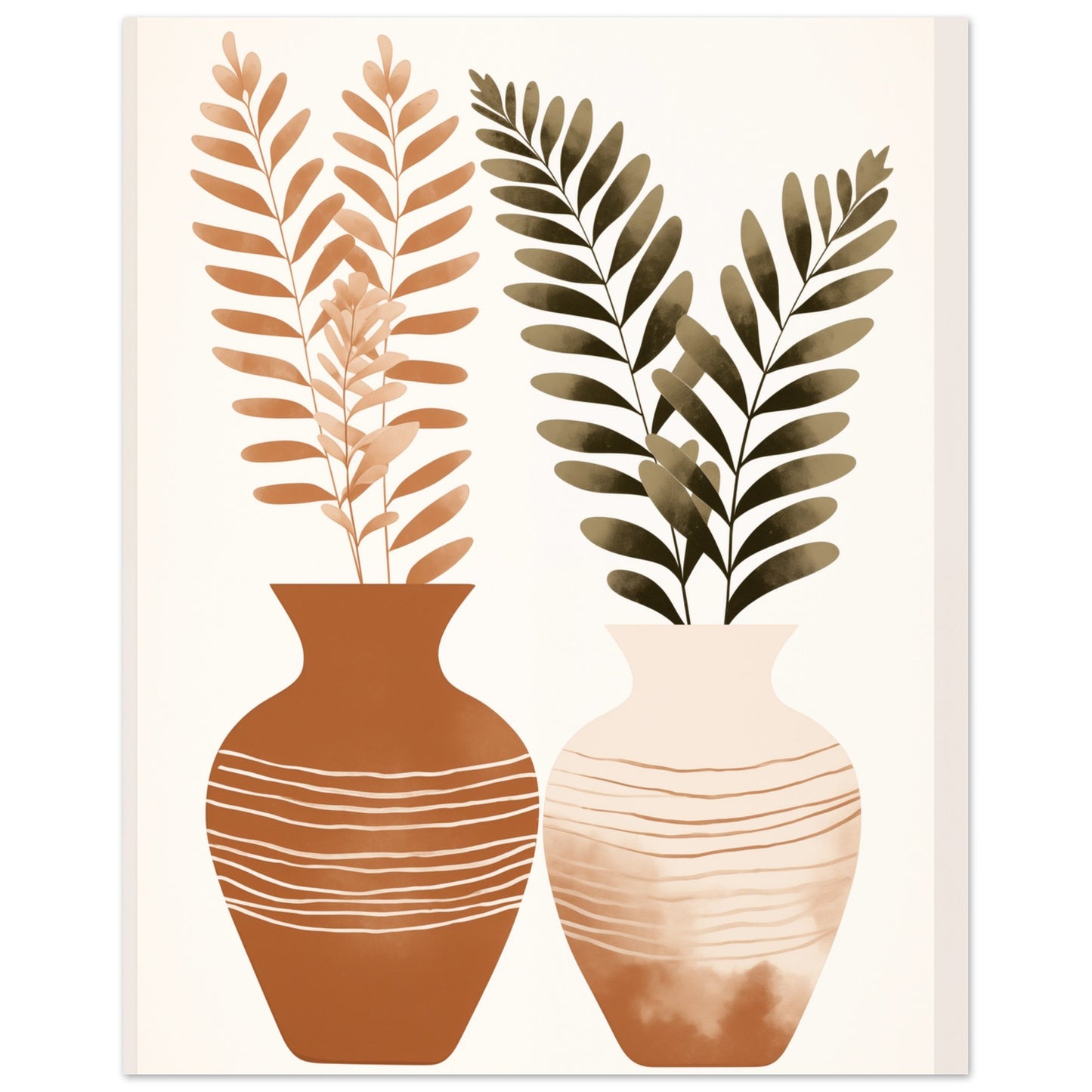 Boho Botanik Poster 20x25 cm - Pixara