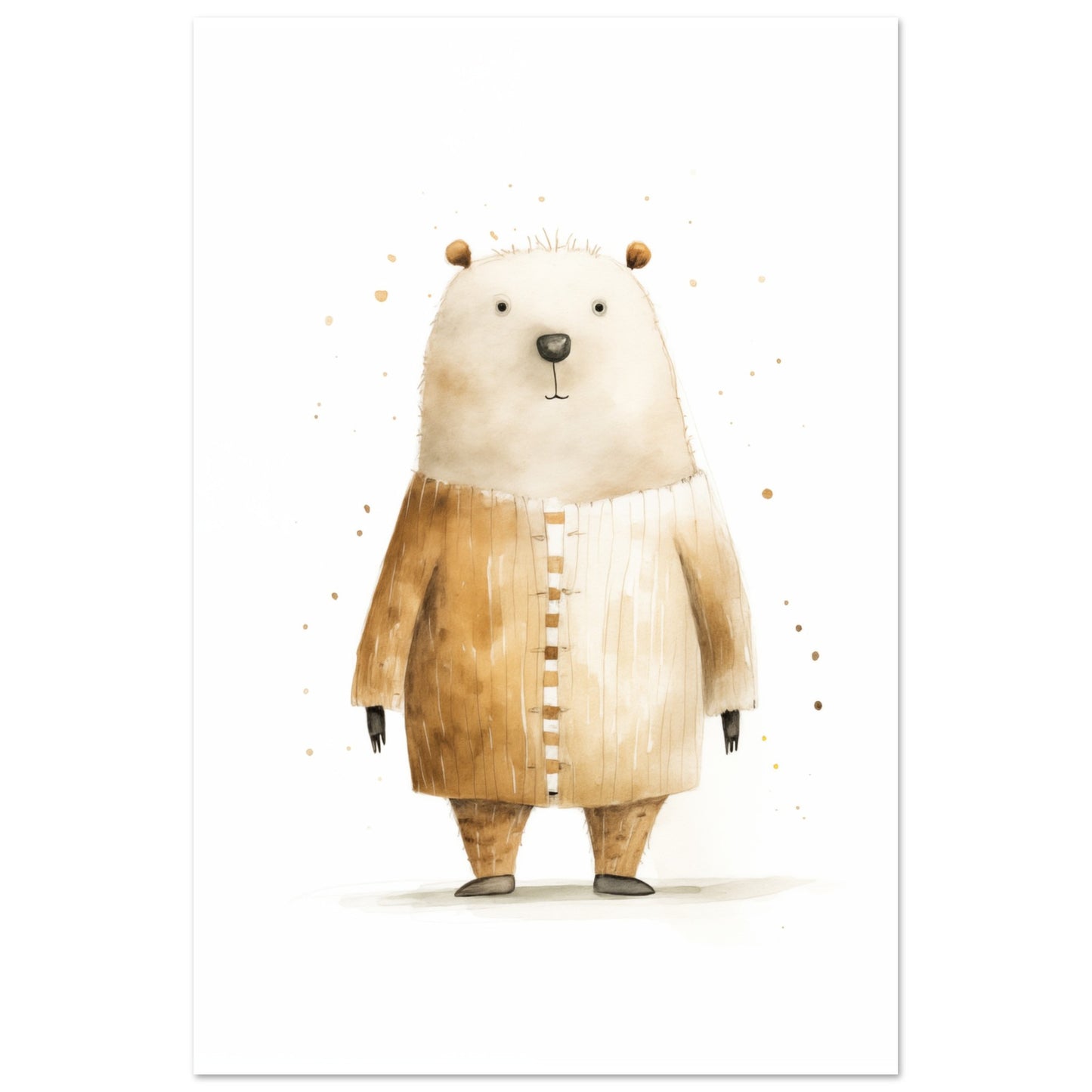 Bär "Bruno" Poster 60x90 cm - Pixara