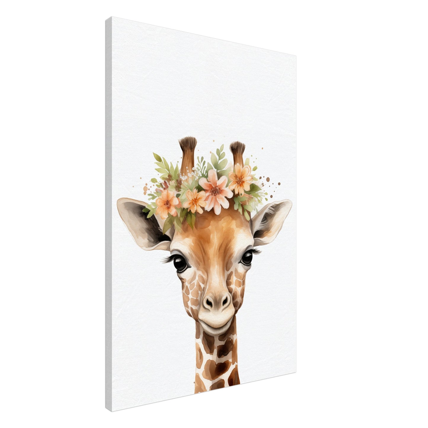 Giraffe "Giselle" Leinwand 60x90 cm - Pixara