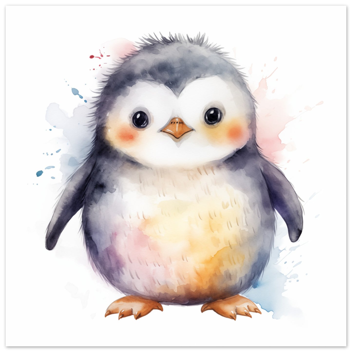 Pinguin "Pippa" Poster 50x50 cm - Pixara