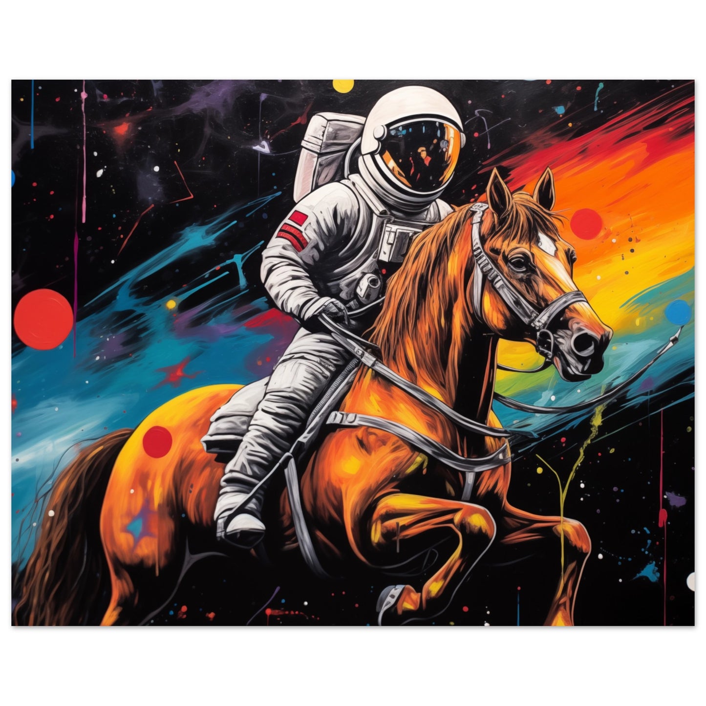 Astraler Reiter 40x50 cm - Pixara