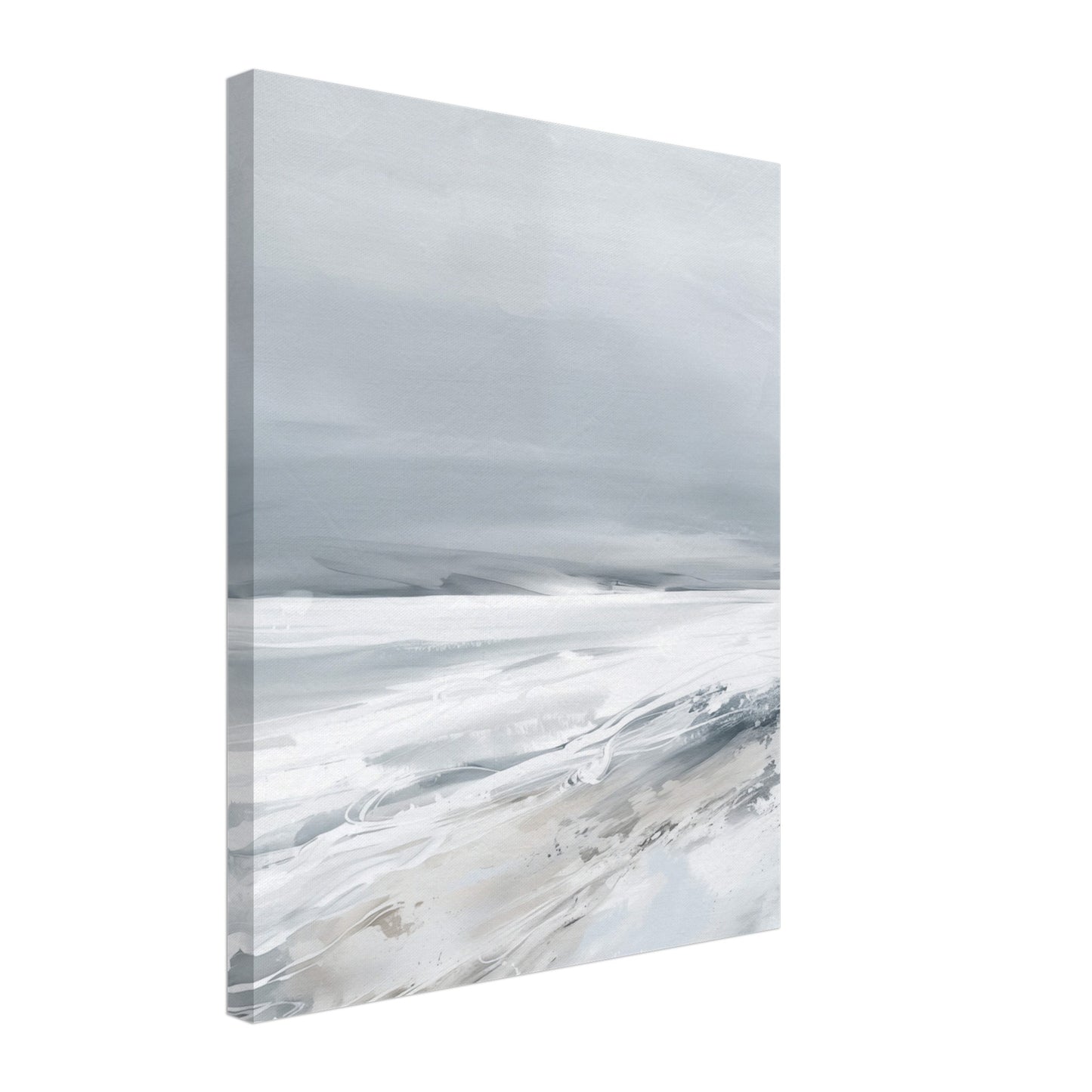 Winterstille Leinwand 40x50 cm - Pixara