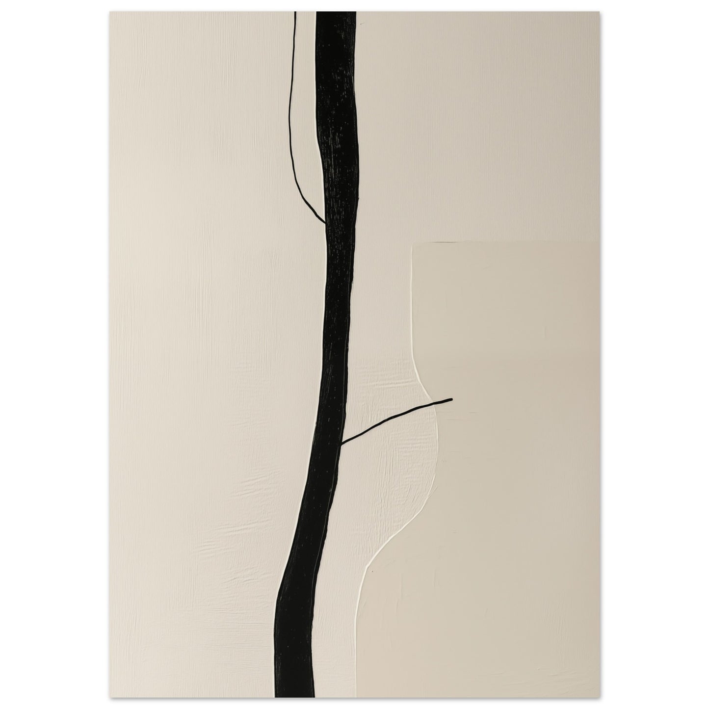 Zarte Linien der Natur Poster 50x70 cm - Pixara