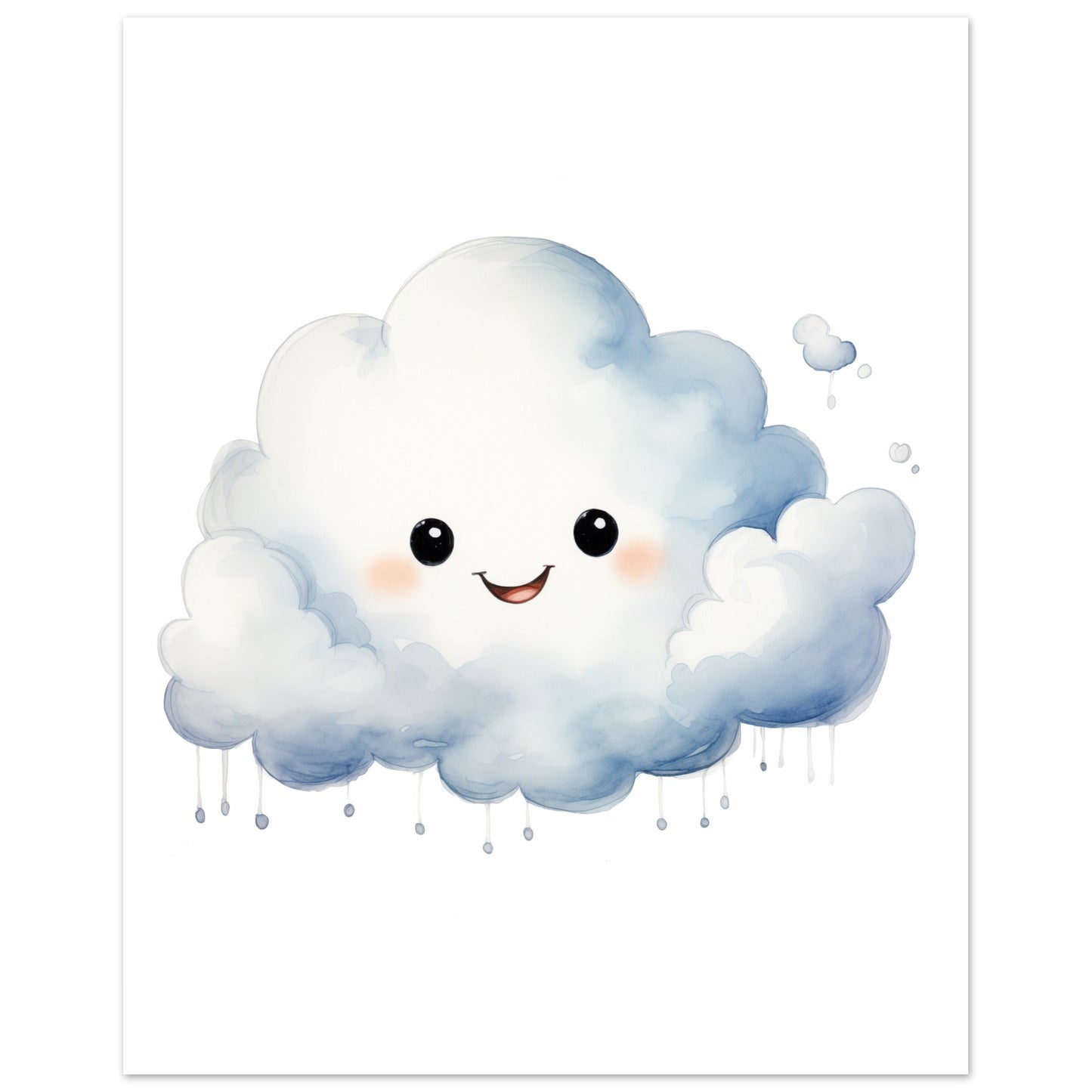 Clara, die Wolke Poster 20x25 cm - Pixara