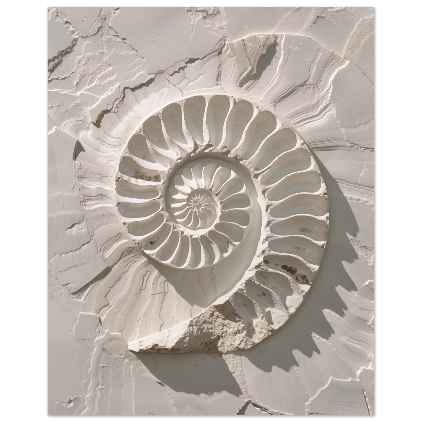 Fossile Spirale 40x50 cm - Pixara
