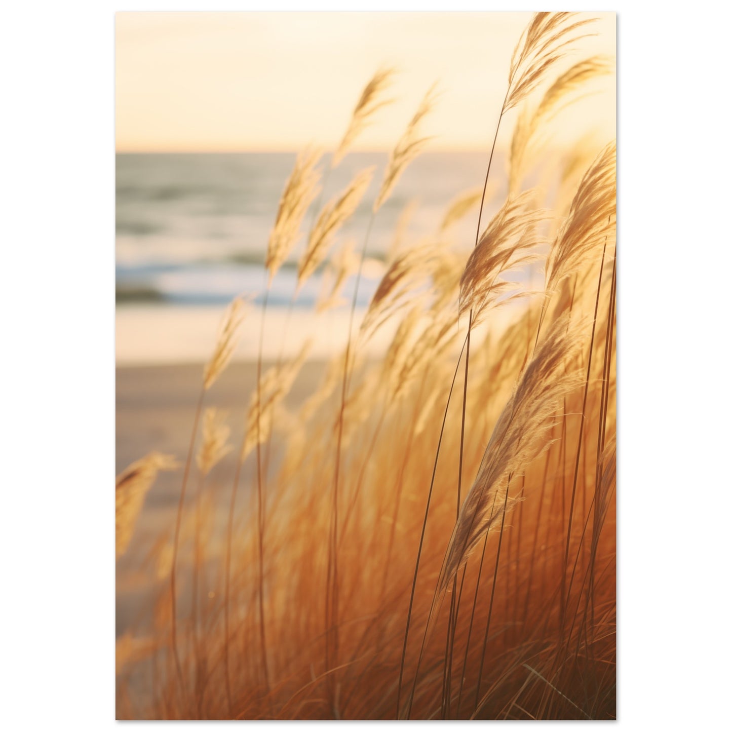 Goldene Wispern Poster A4 21x29.7 cm - Pixara